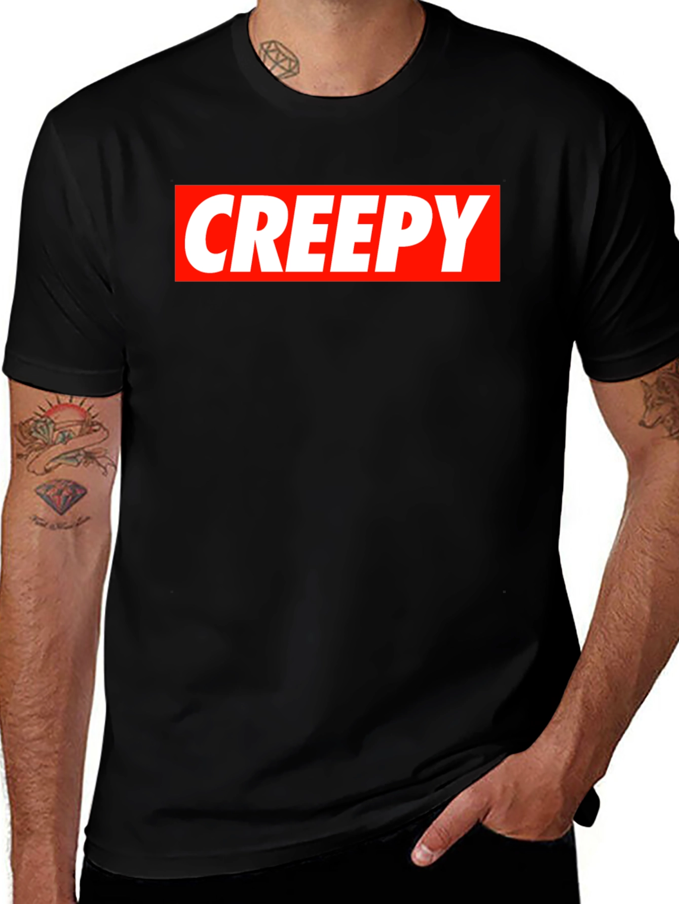 Creepy T-Shirt - Bold Graphic Tee