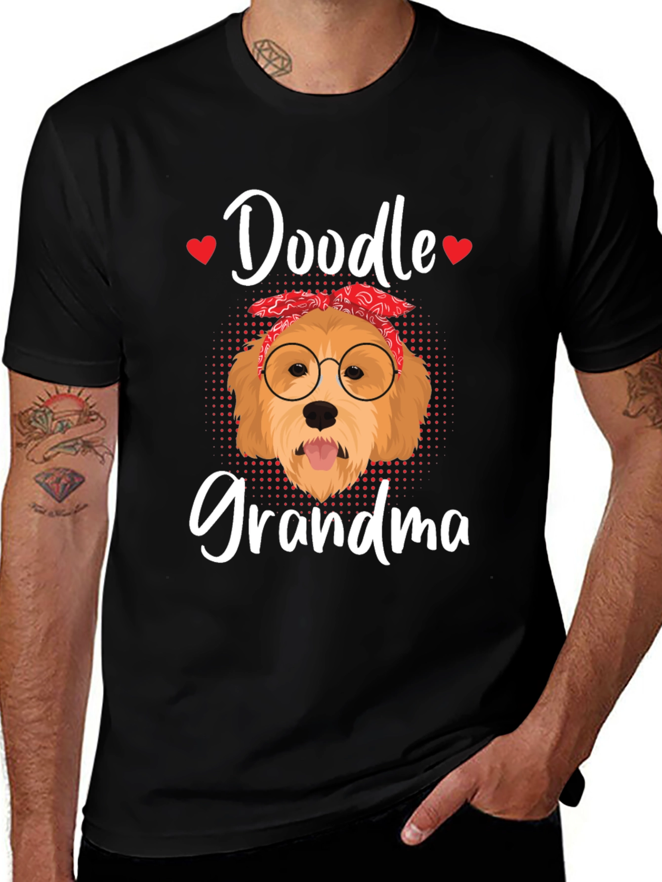 Doodle Grandma T-Shirt - Cute Dog Lover Tee