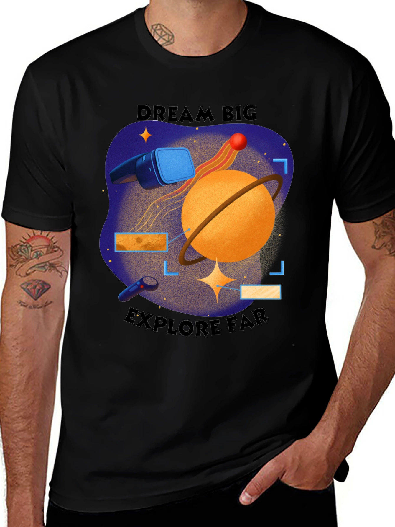 Variant 11 of Dream Big Explore Far Space T-Shirt