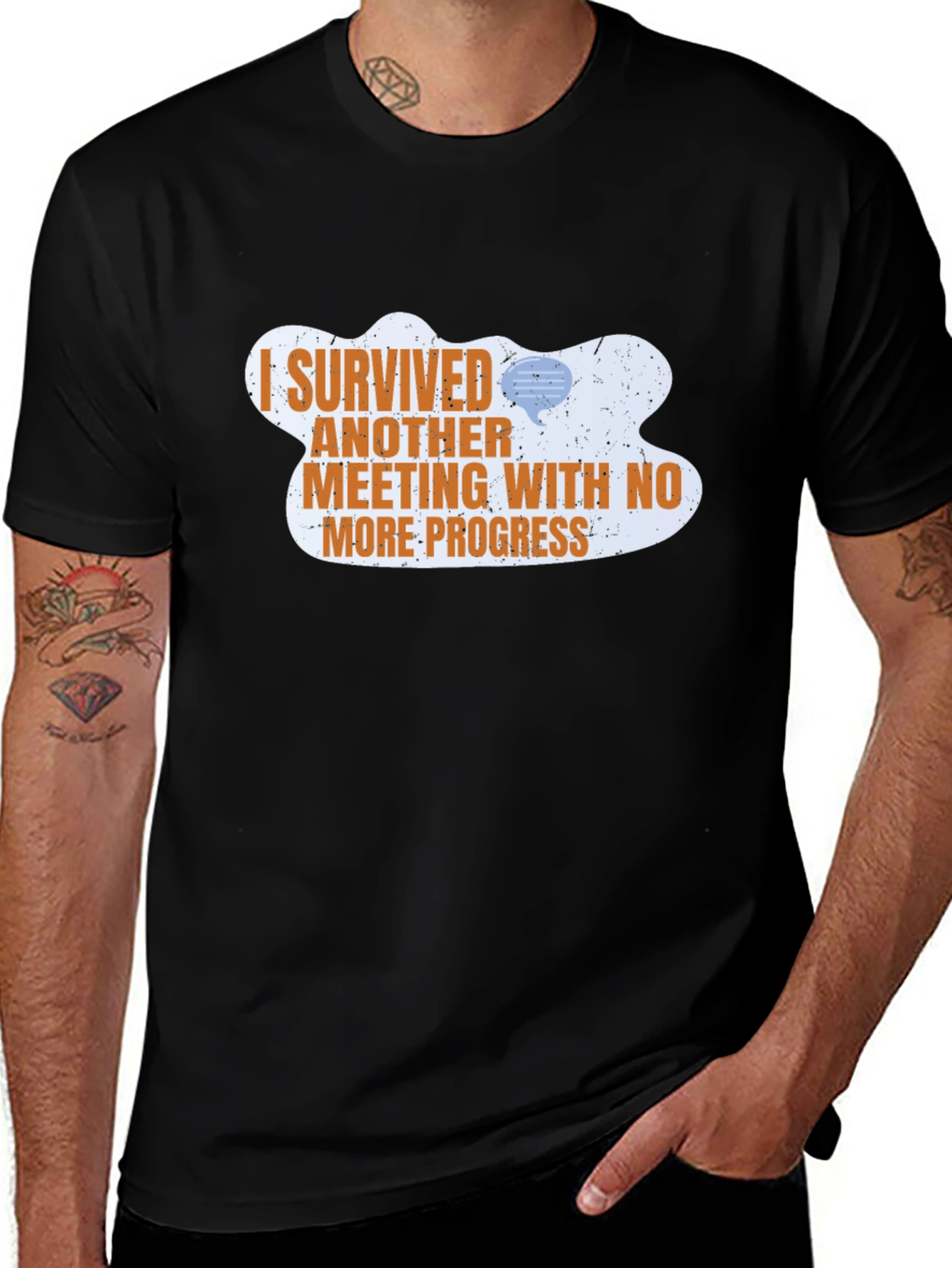 Variant 12 of I Survived Another Meeting T-Shirt