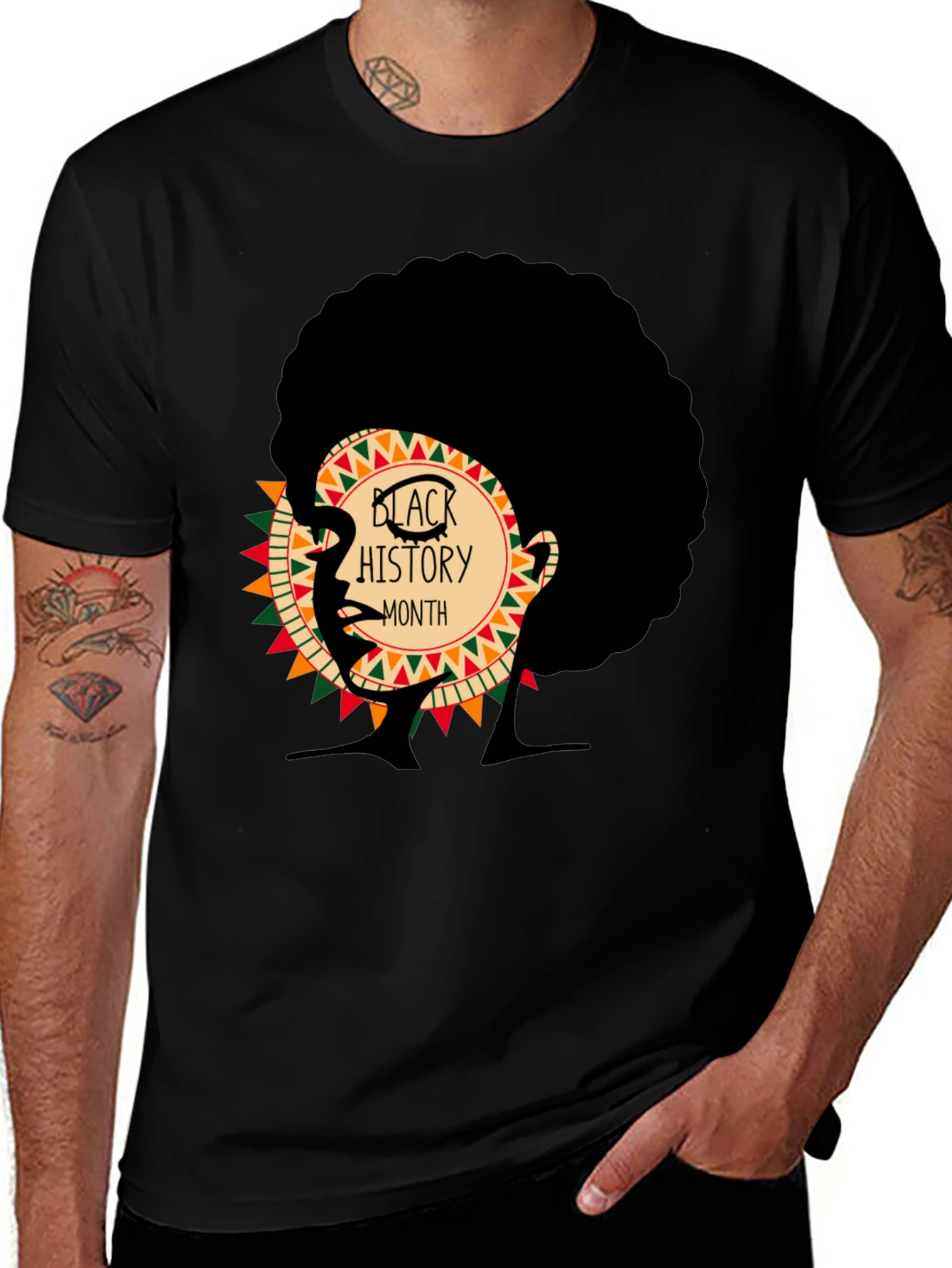 Black History Month Afro T-Shirt