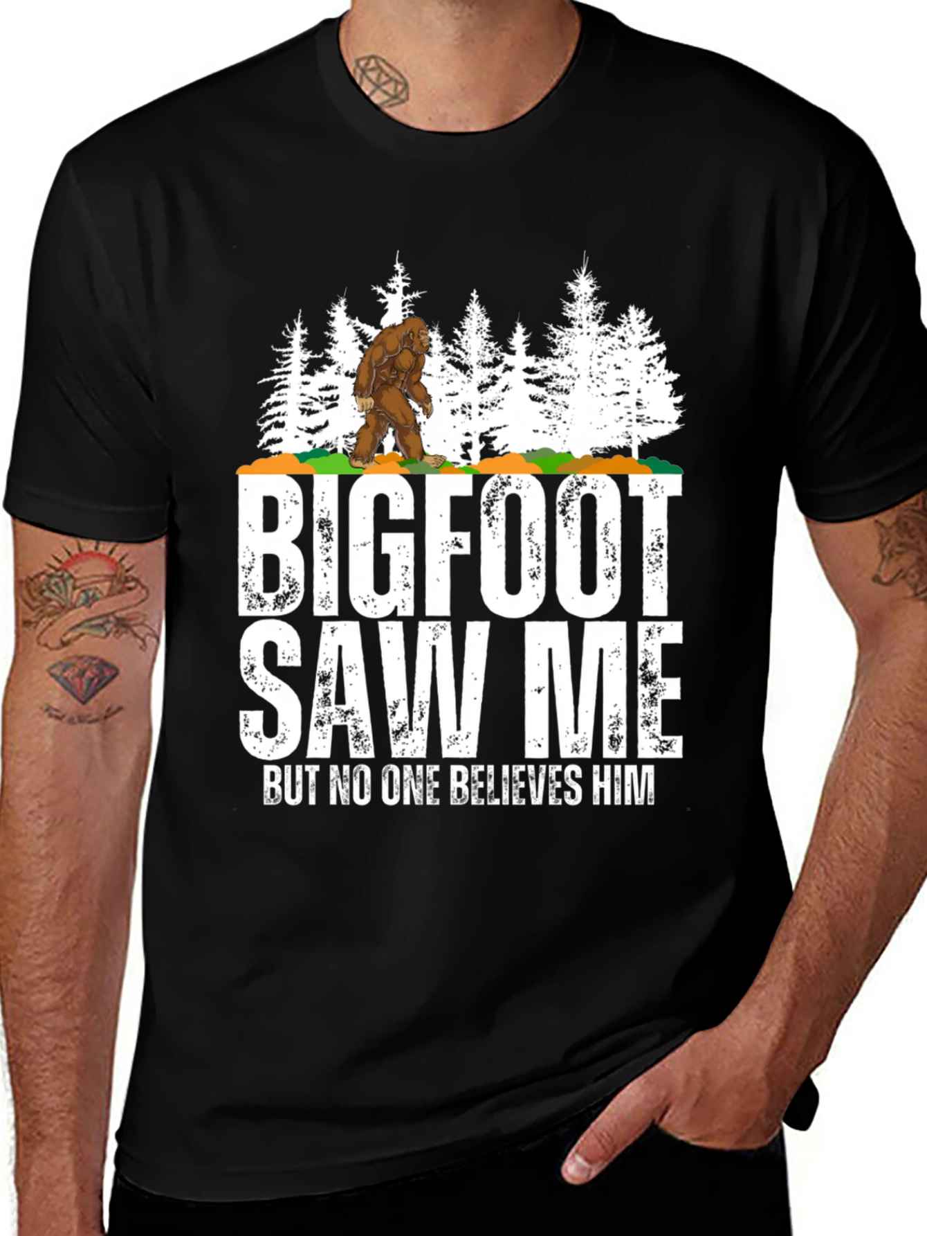 Variant 16 of Bigfoot Saw Me Funny Graphic T-Shirt
