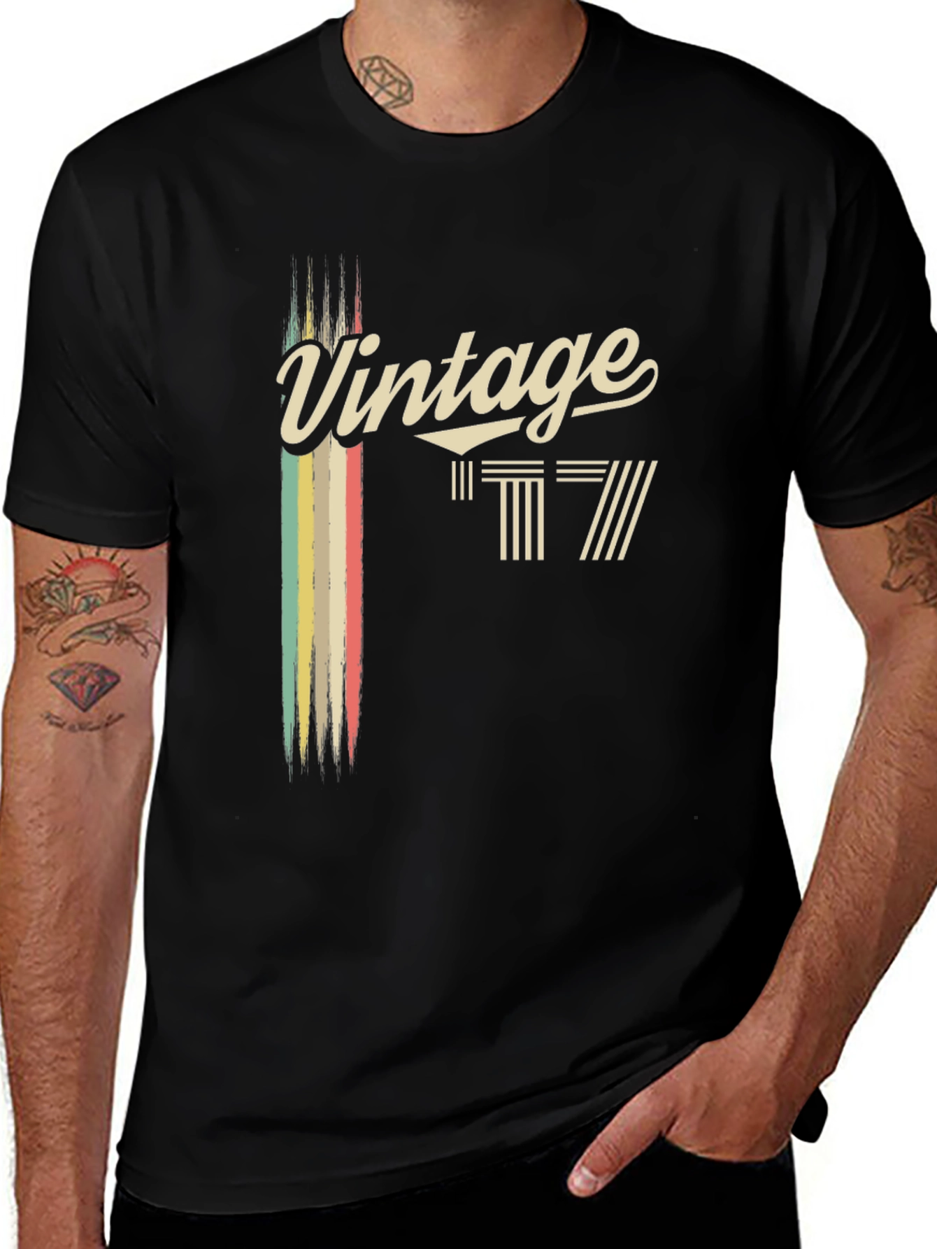 Variant 23 of Vintage 1977 Graphic T-Shirt Retro Style