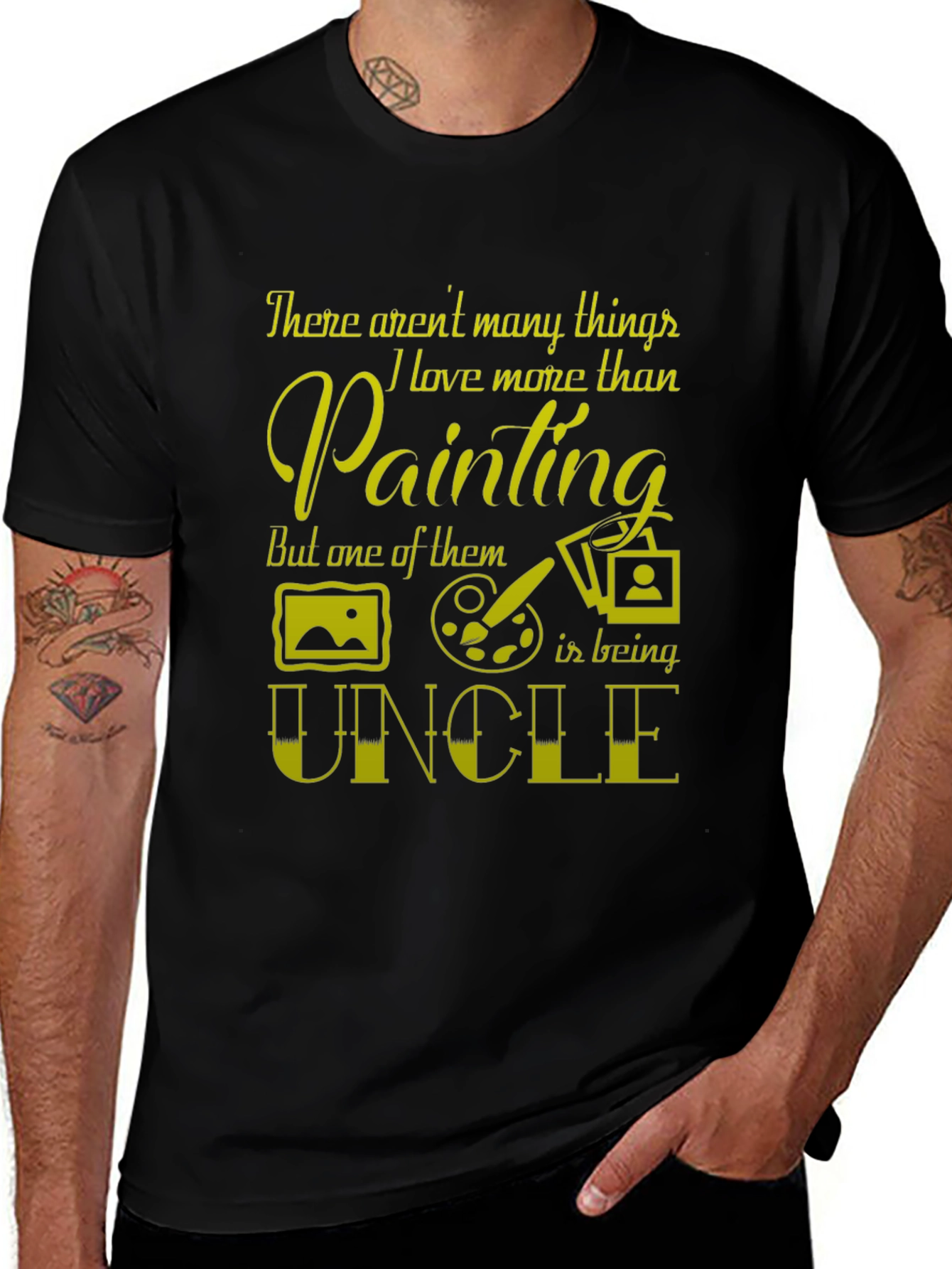 Painting Uncle T-Shirt - Artist's Favorite Gift