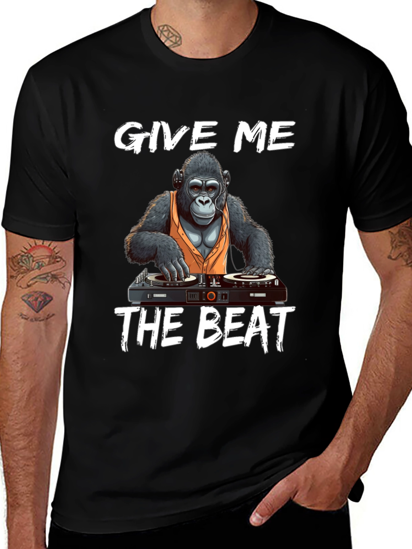 Variant 19 of DJ Gorilla Graphic T-Shirt