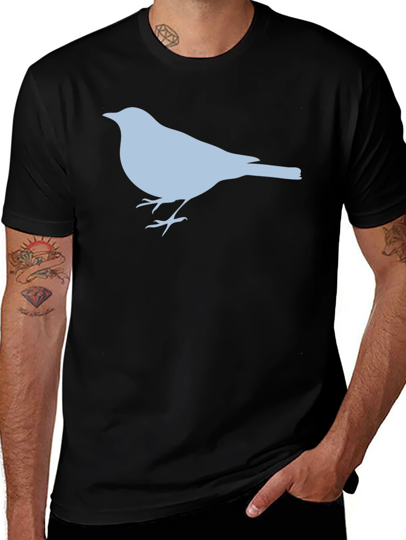 Variant 4 of Bird Silhouette T-Shirt - Stylish Casual Tee