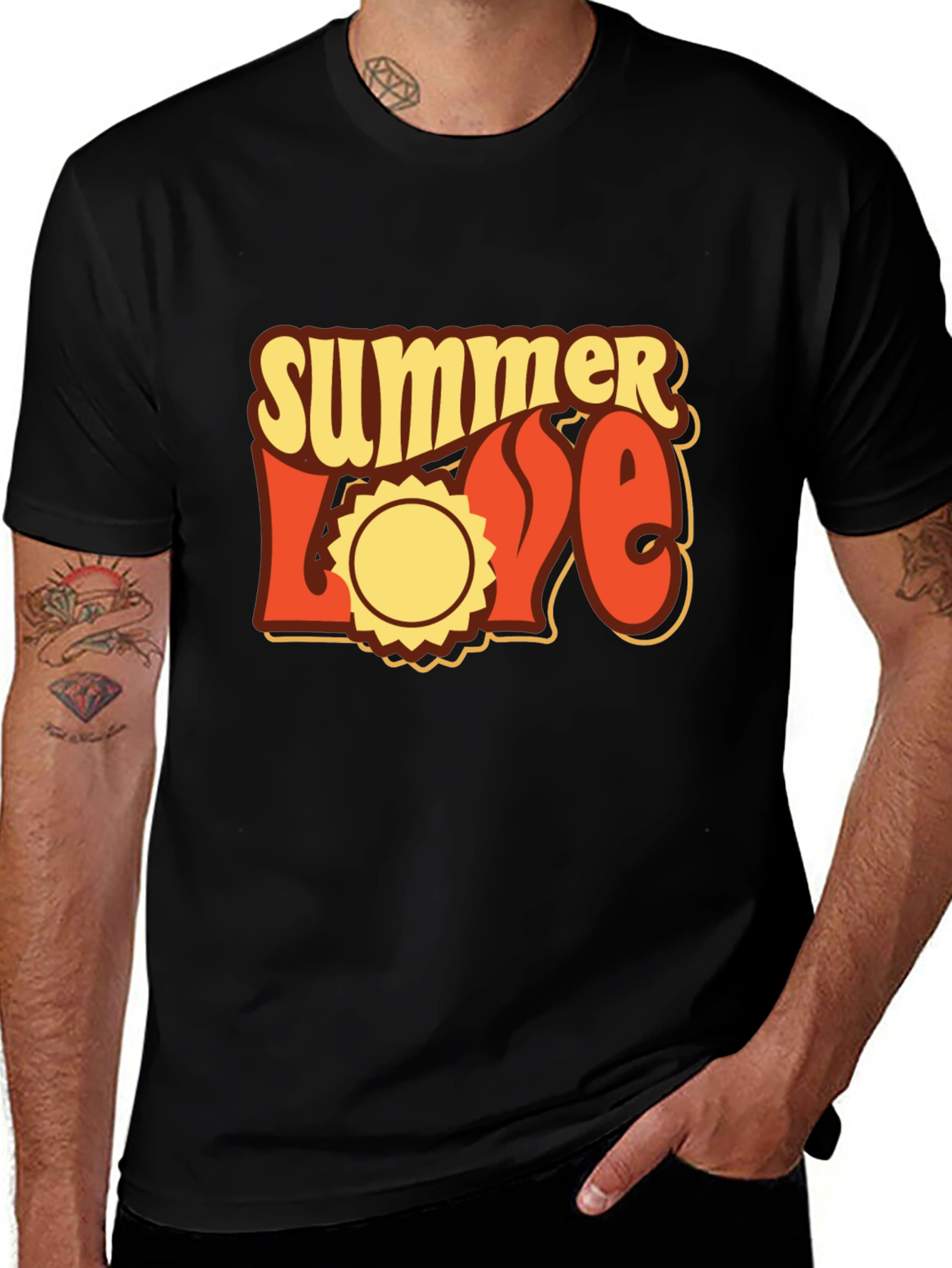 Variant 17 of Summer Love Graphic T-Shirt - Retro Style