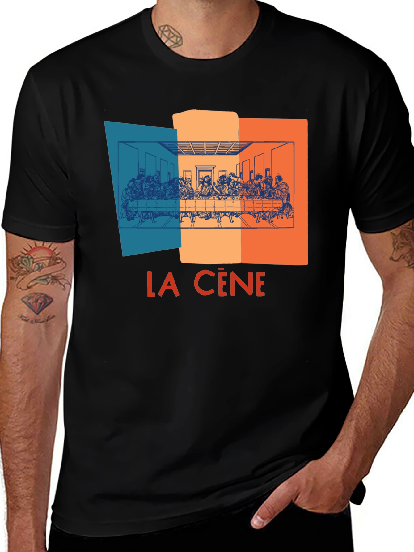Variant 10 of La Cene Graphic Tee - Trendy Unisex T-Shirt