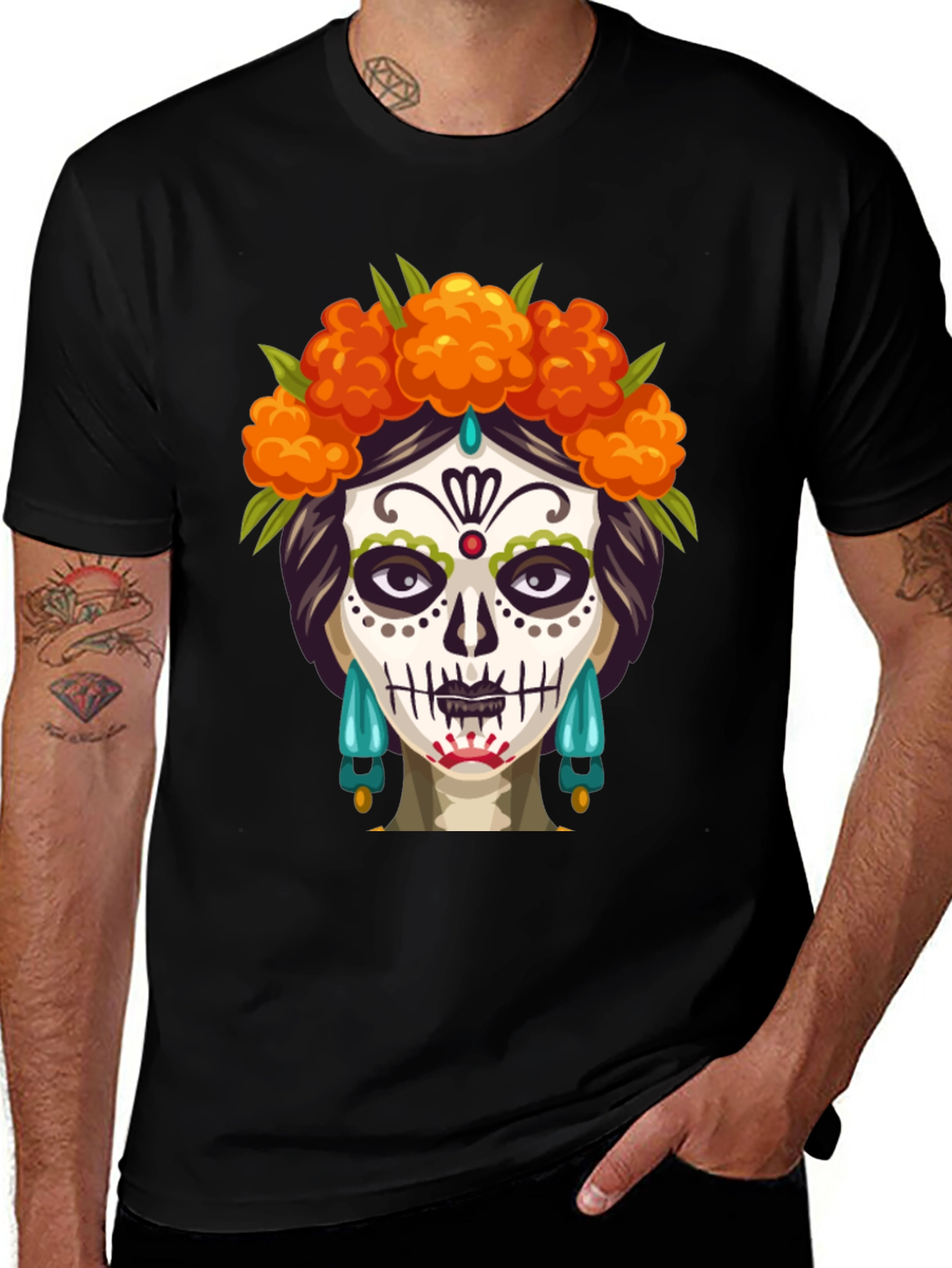 Day of the Dead Black T-Shirt
