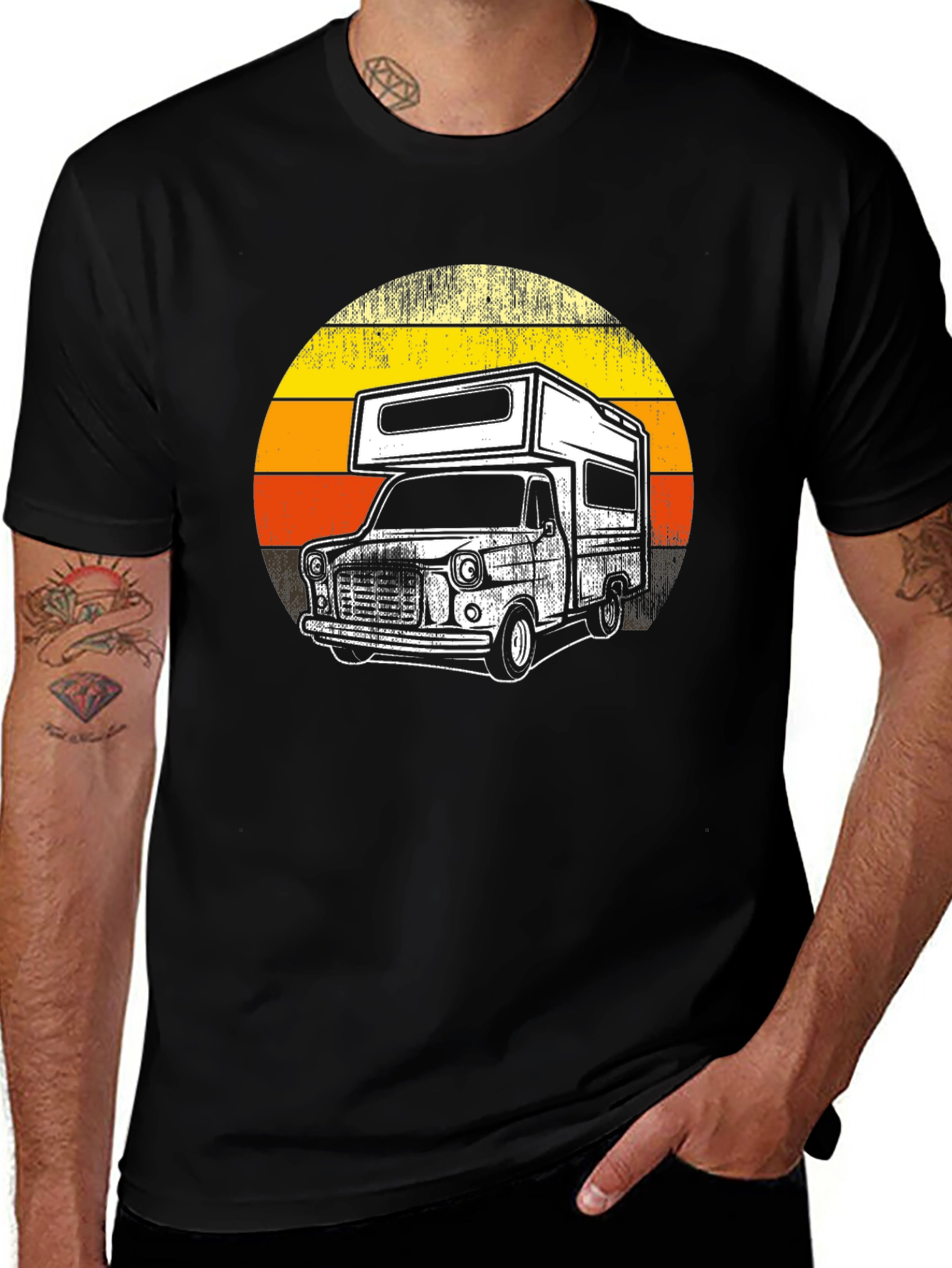 Variant 3 of Retro Camper Van T-Shirt - Road Trip Style