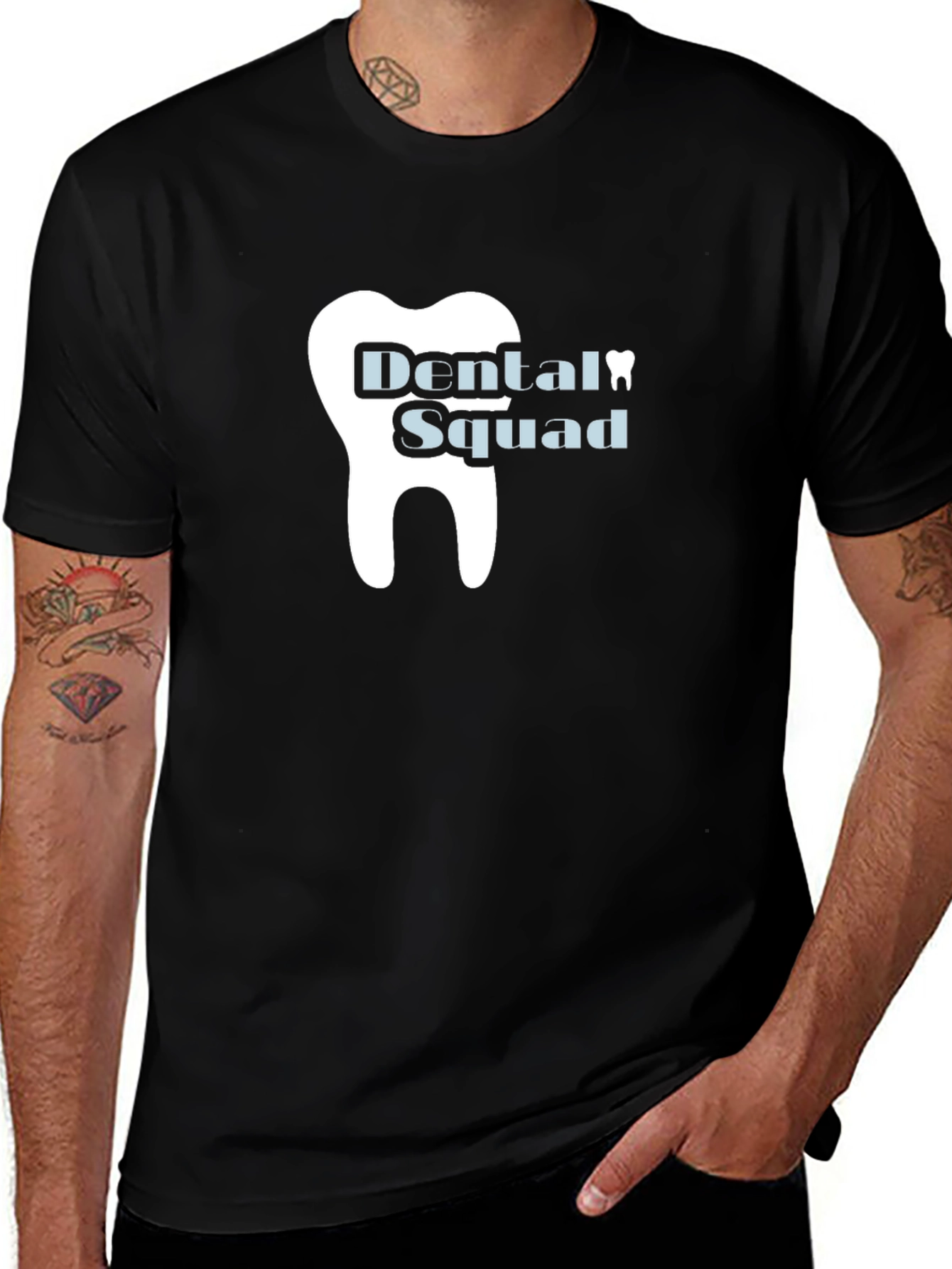 Dental Squad Black T-Shirt - Dentist Team Apparel
