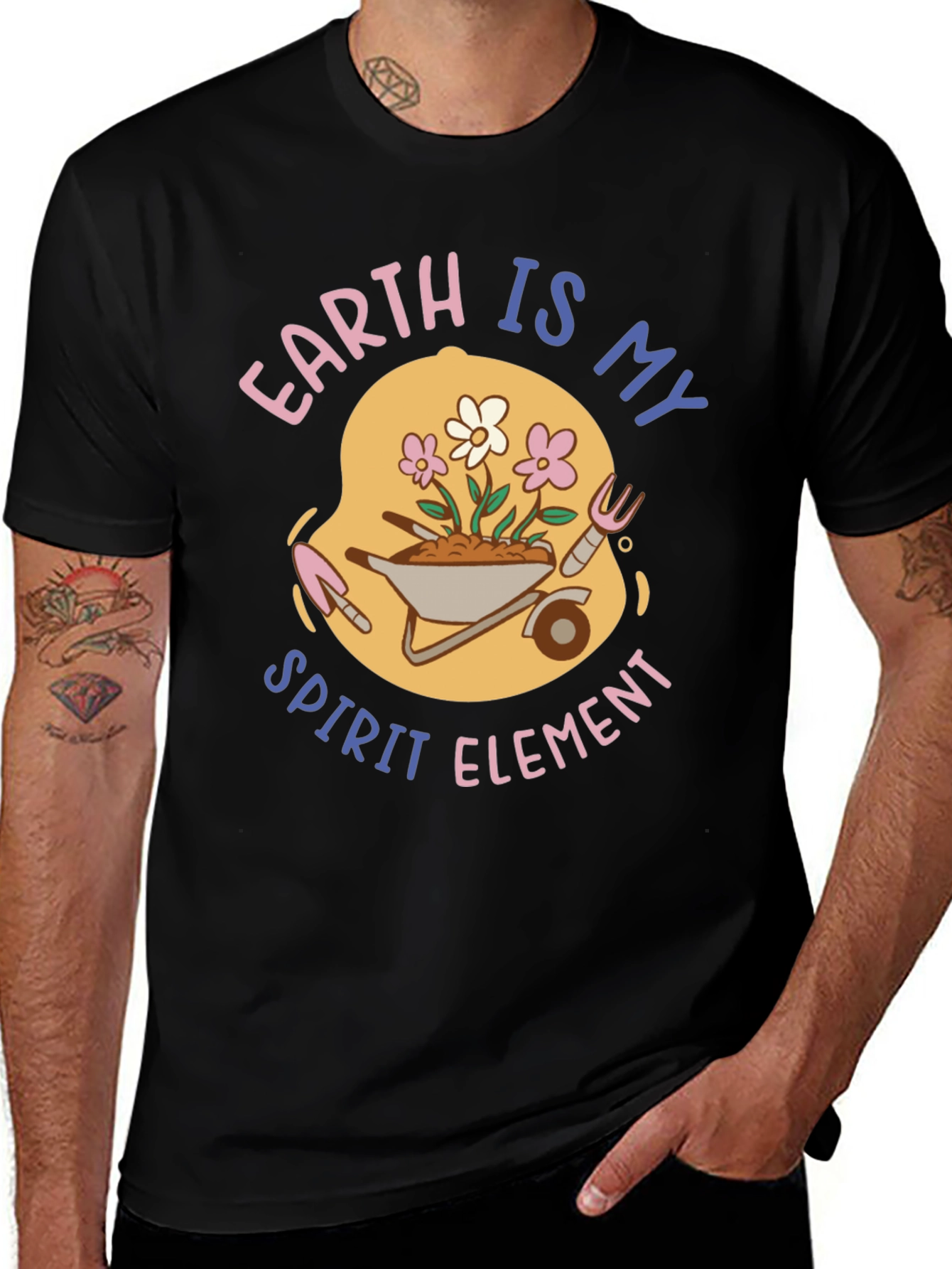 Variant 19 of Earth is My Spirit Element Graphic Tee