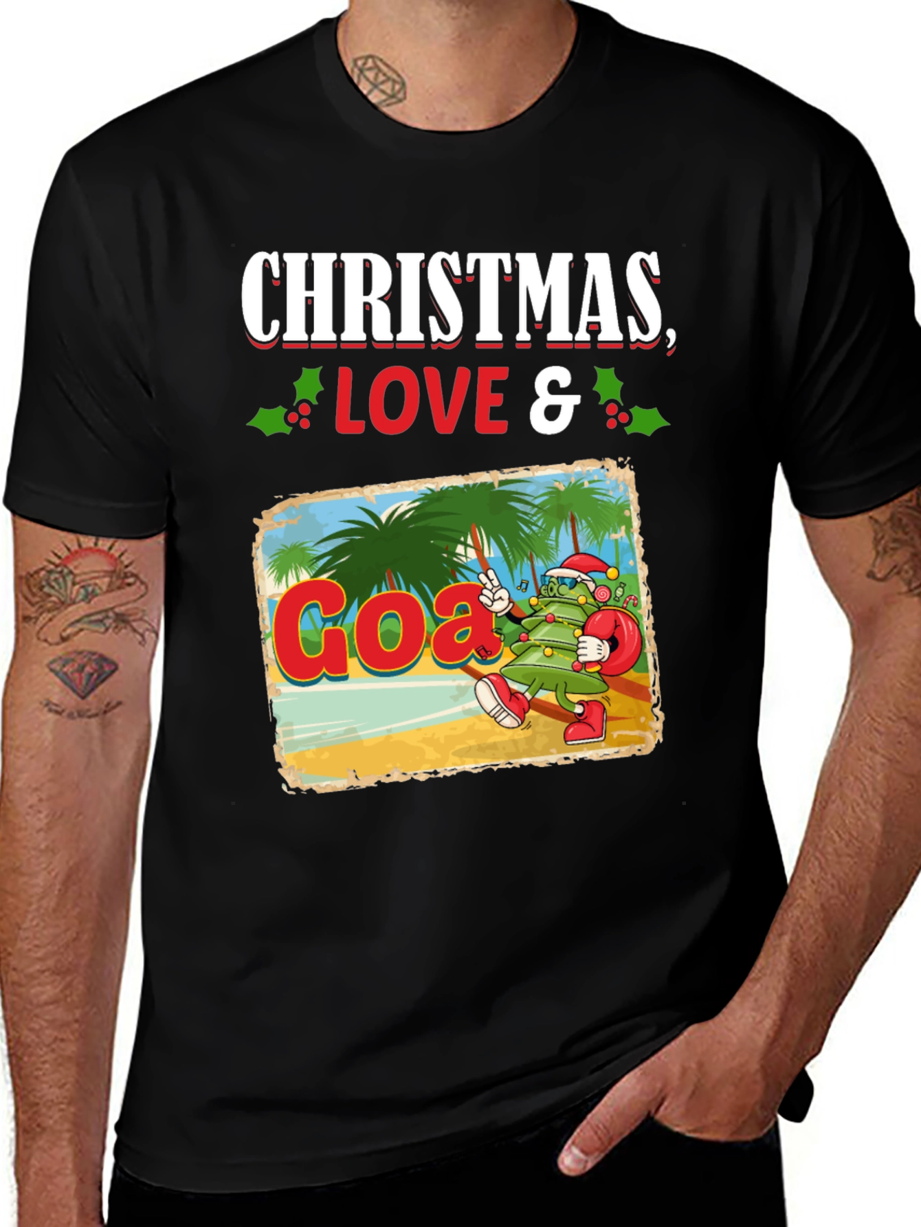 Christmas, Love & Goa T-Shirt