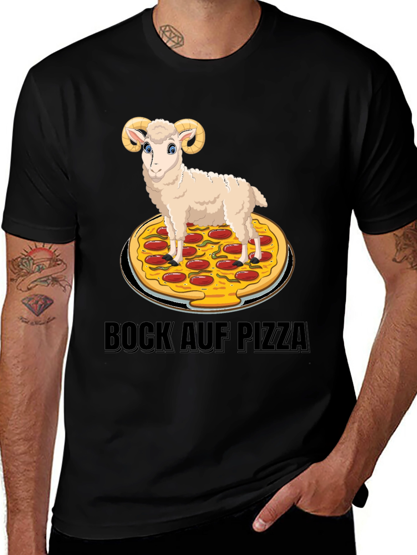 Variant 28 of Bock Auf Pizza Graphic T-Shirt