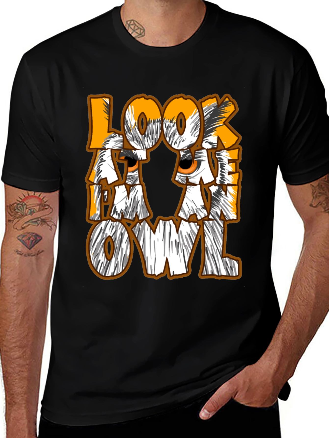 Variant 16 of Look At Me I'm An Owl Graphic T-Shirt