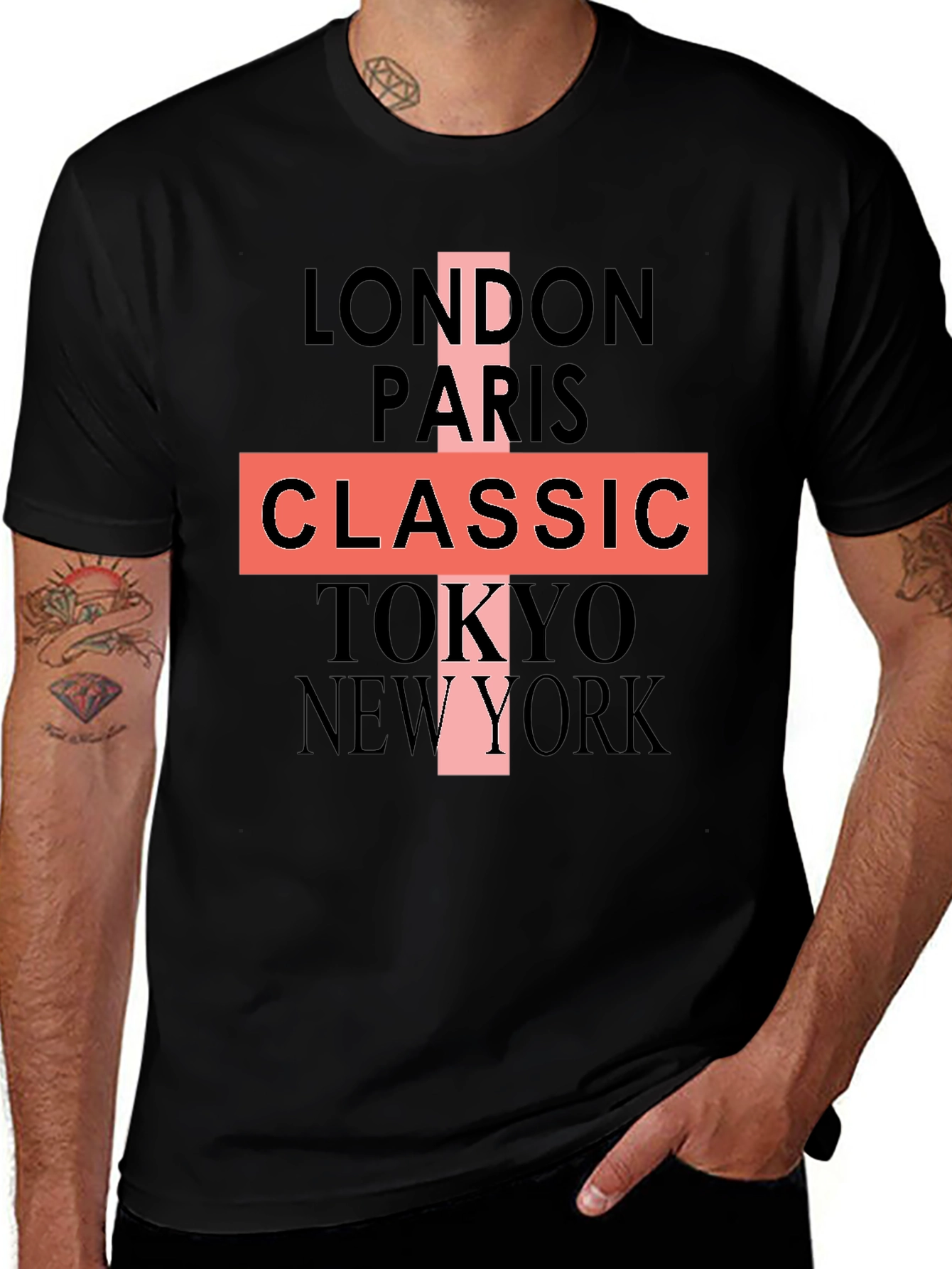 Variant 29 of Classic World Cities Graphic Tee