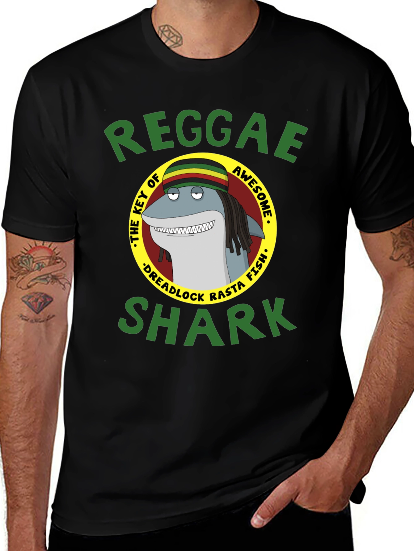 Reggae Shark Graphic T-Shirt