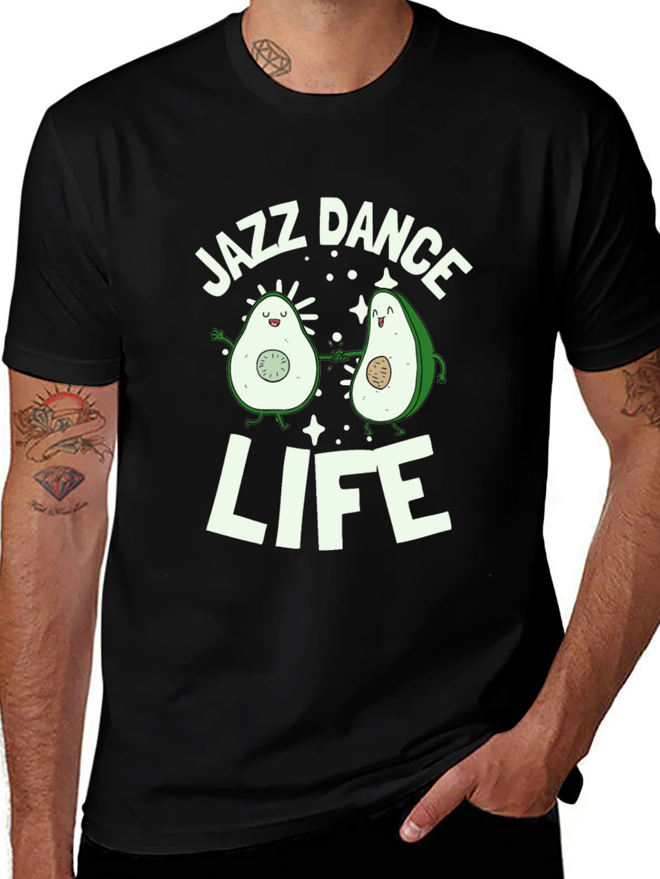 Variant 8 of Jazz Dance Life Avocado Graphic Tee
