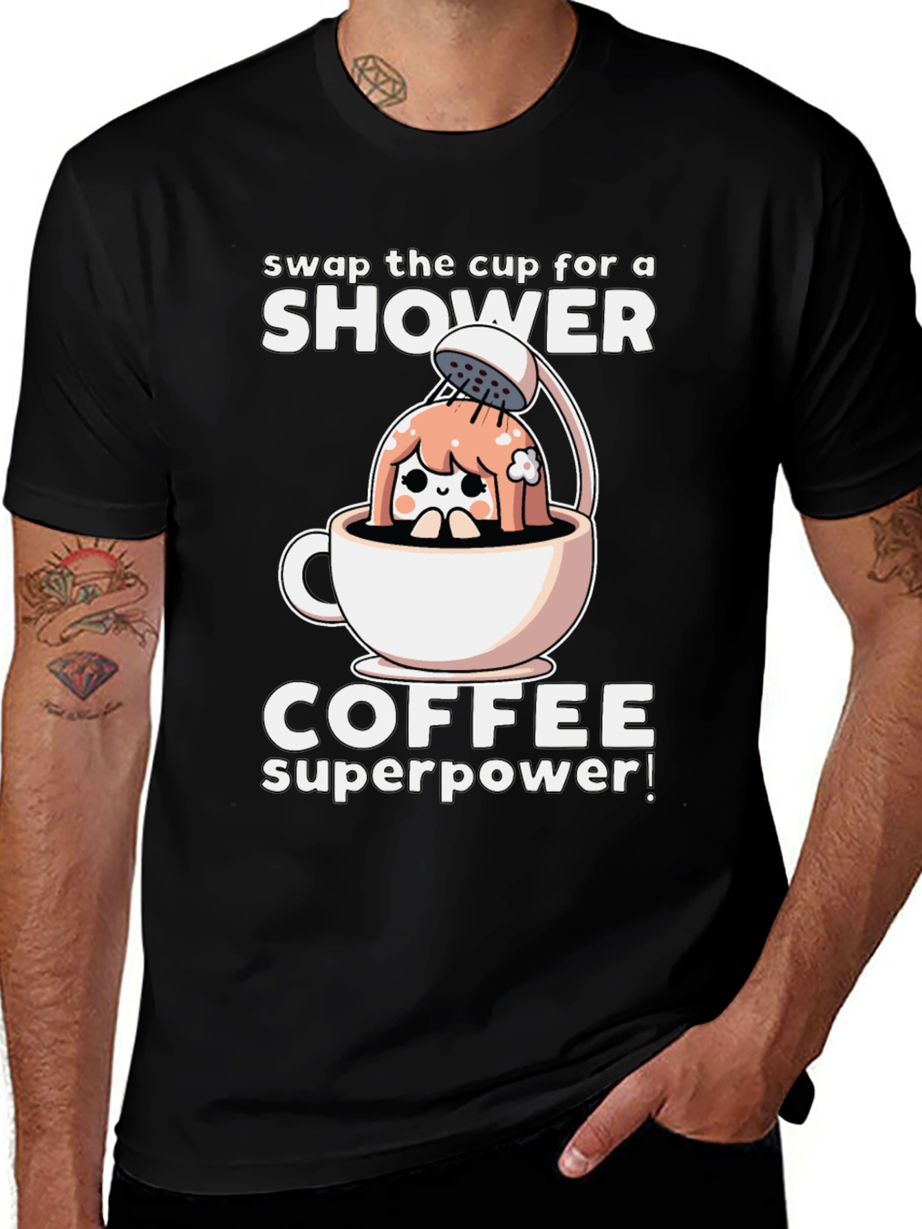 Coffee Shower Superpower T-Shirt