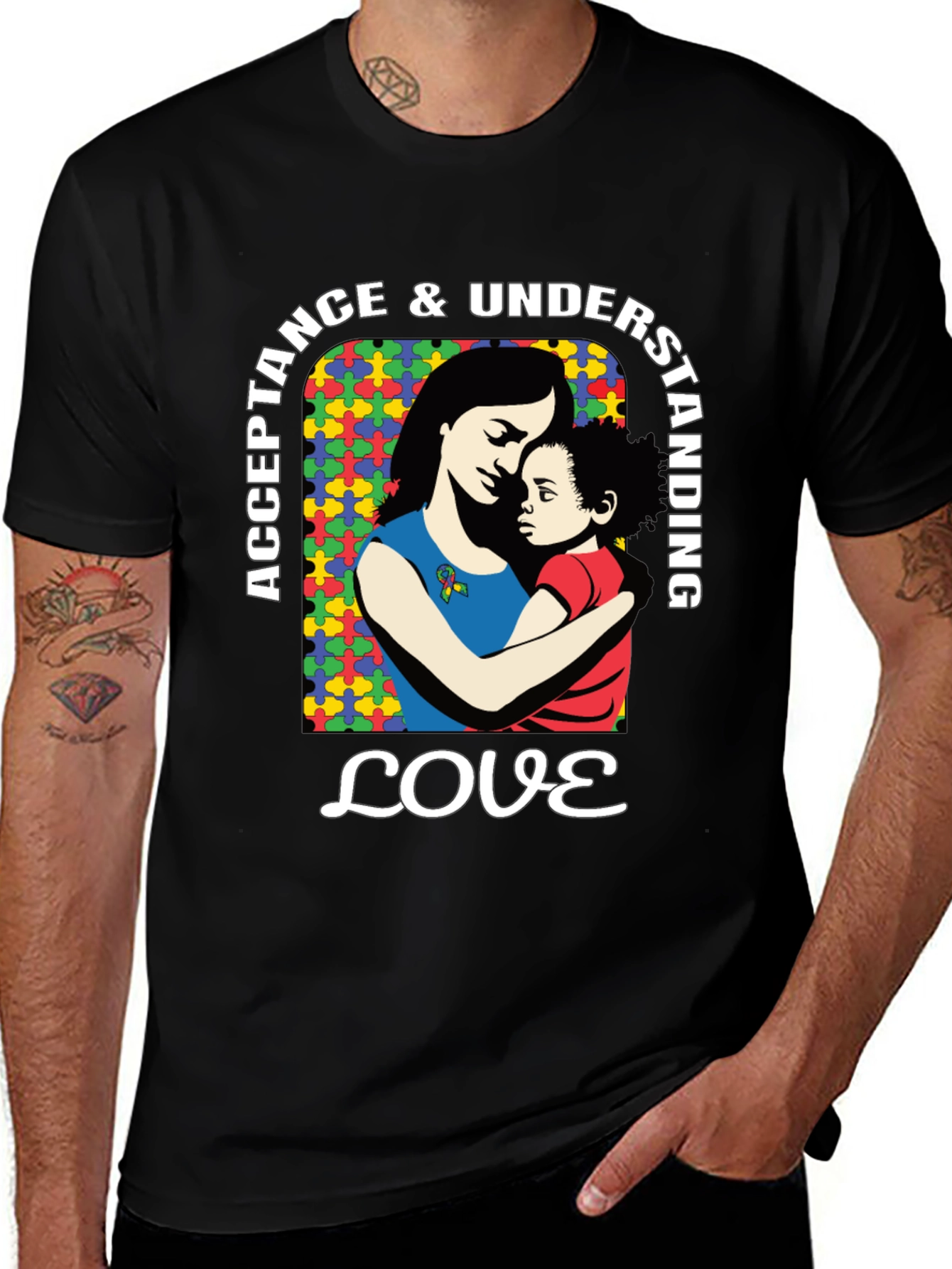 Autism Awareness T-Shirt: Acceptance, Understanding, Love