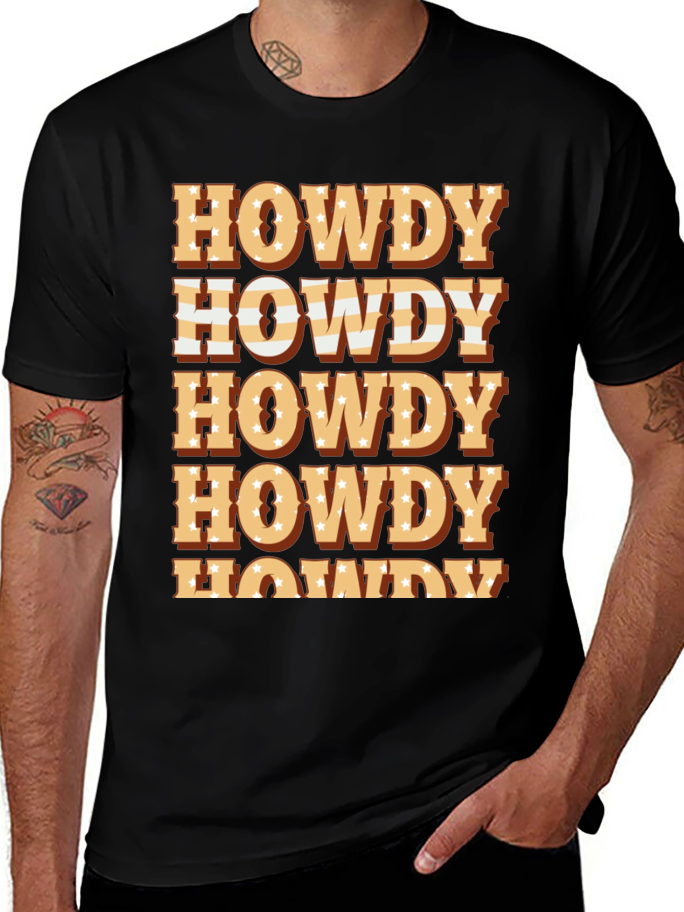 Variant 25 of Retro Howdy Graphic Tee