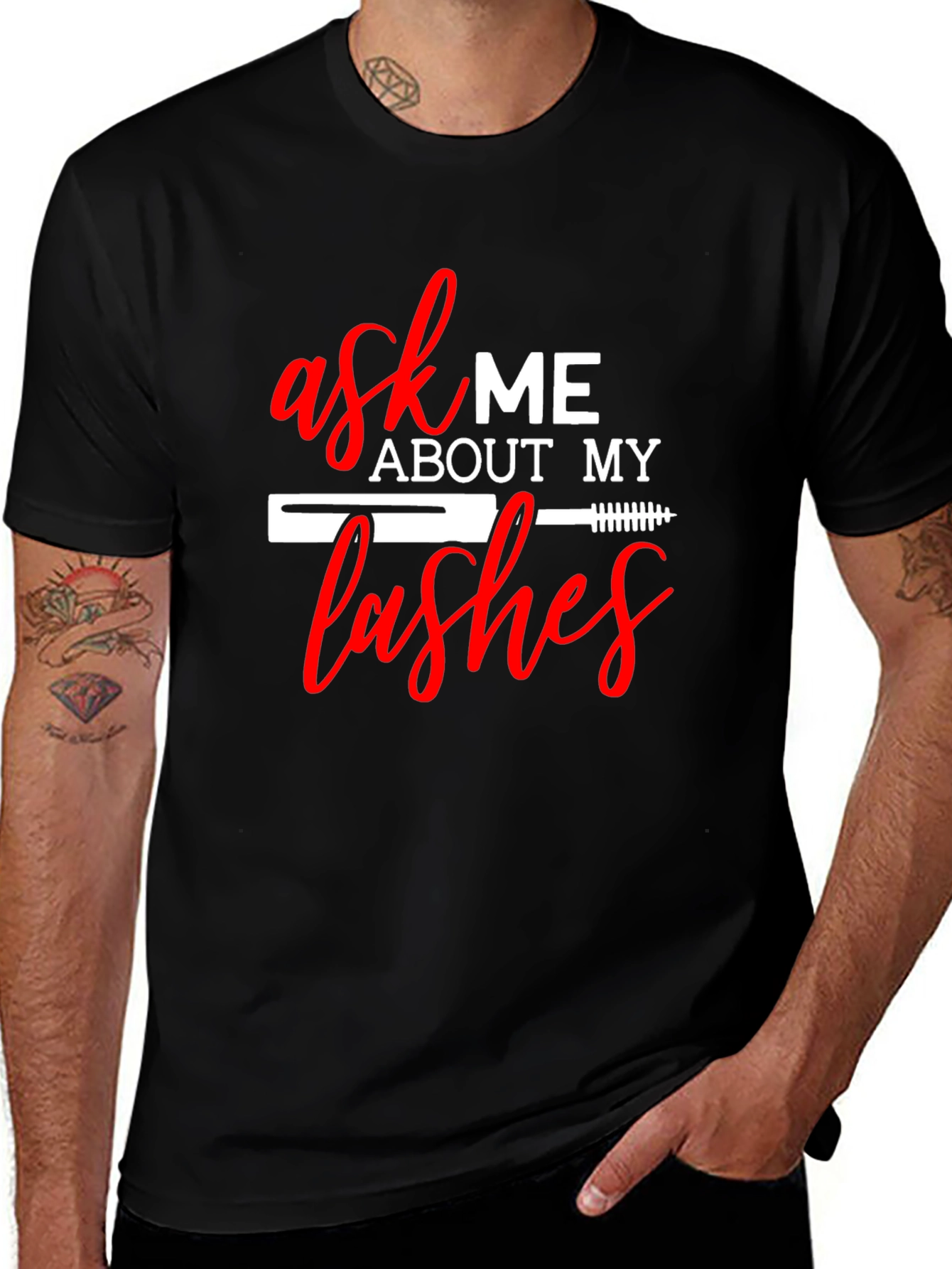 Variant 28 of Ask Me About My Lashes T-Shirt