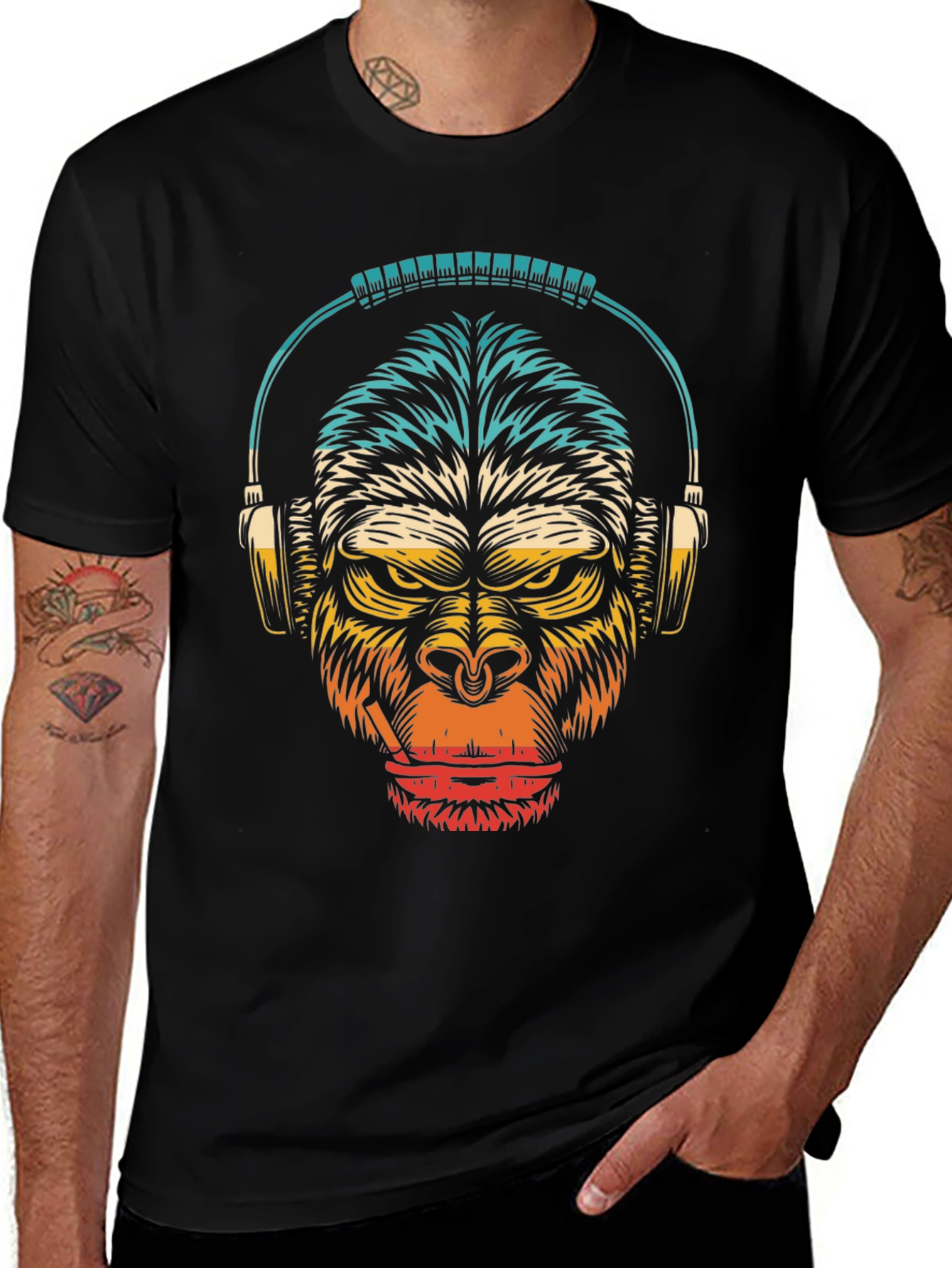 Variant 12 of DJ Gorilla Graphic Tee