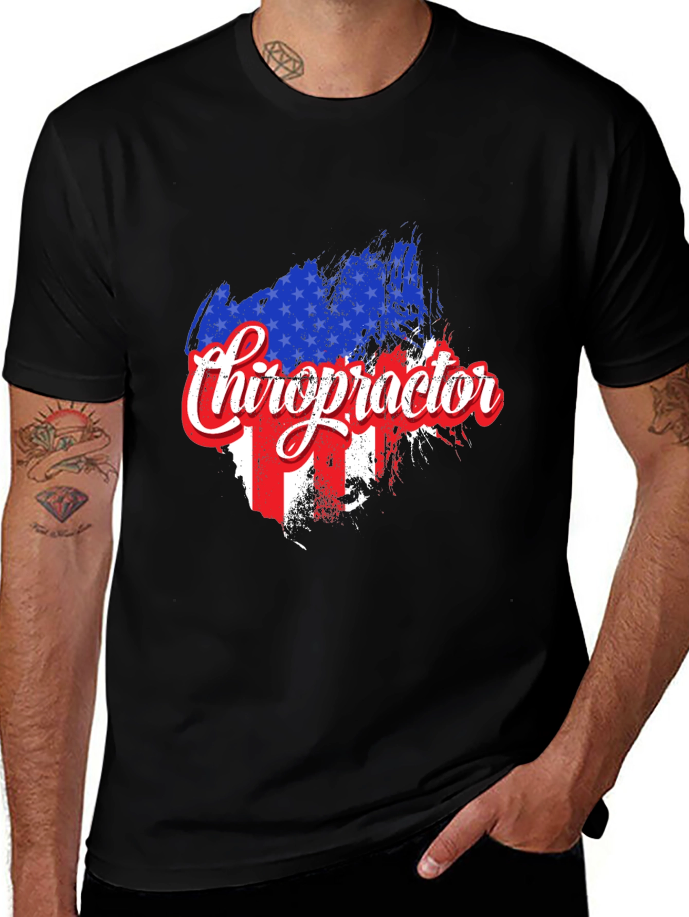 Chiropractor Patriotic T-Shirt