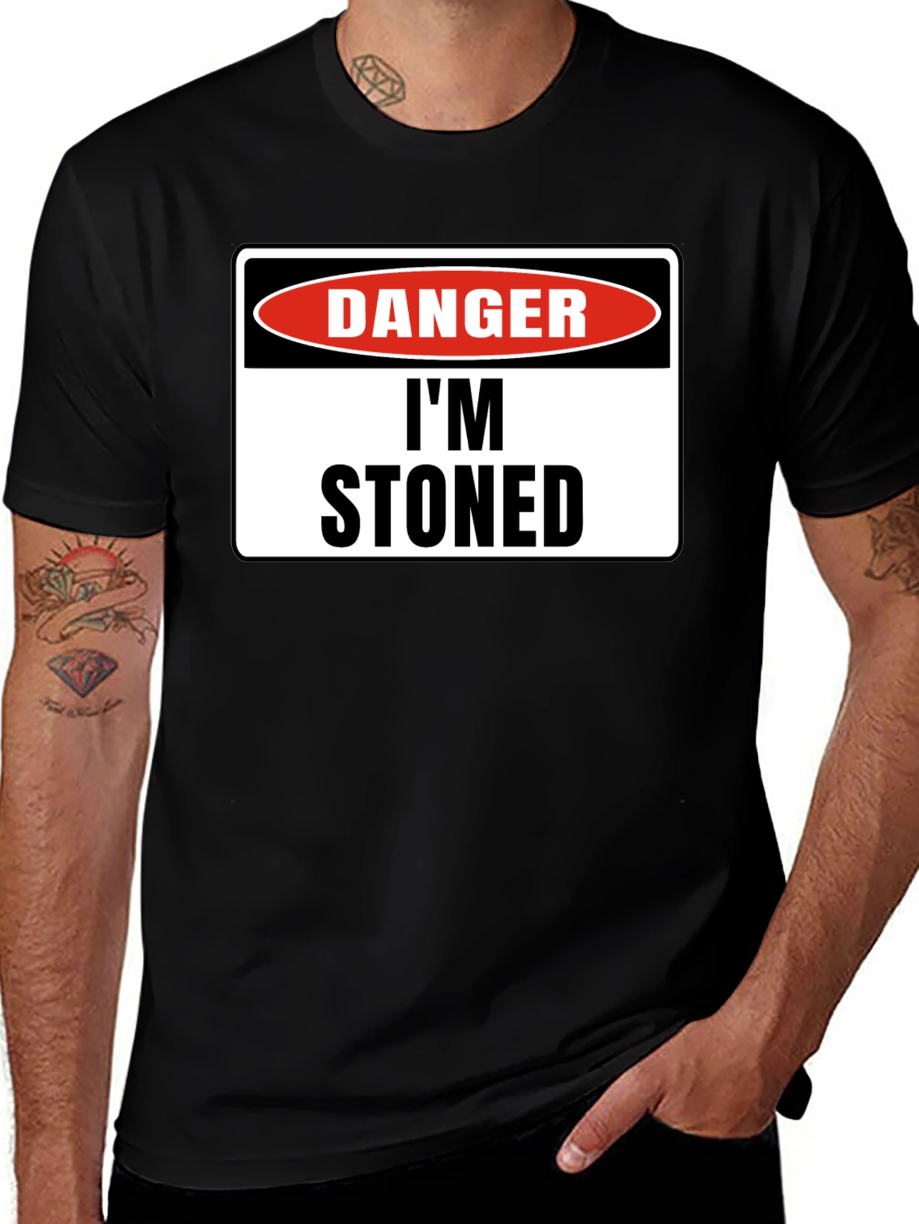 Variant 8 of Danger I'm Stoned T-Shirt