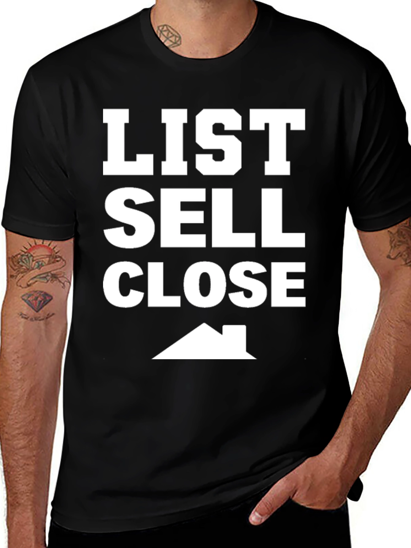 Variant 27 of List Sell Close House Graphic T-Shirt