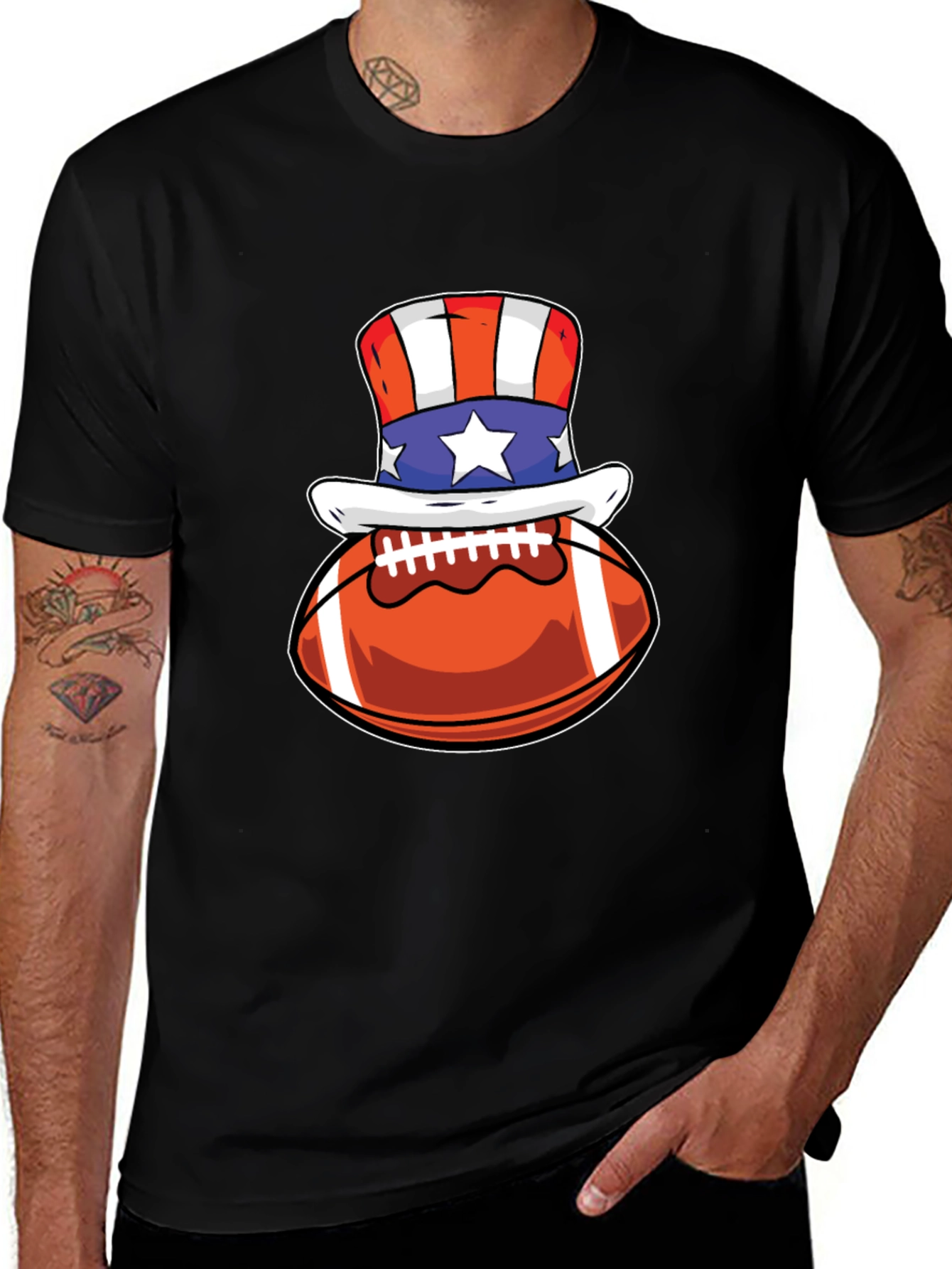 Variant 12 of Patriotic Football T-Shirt
