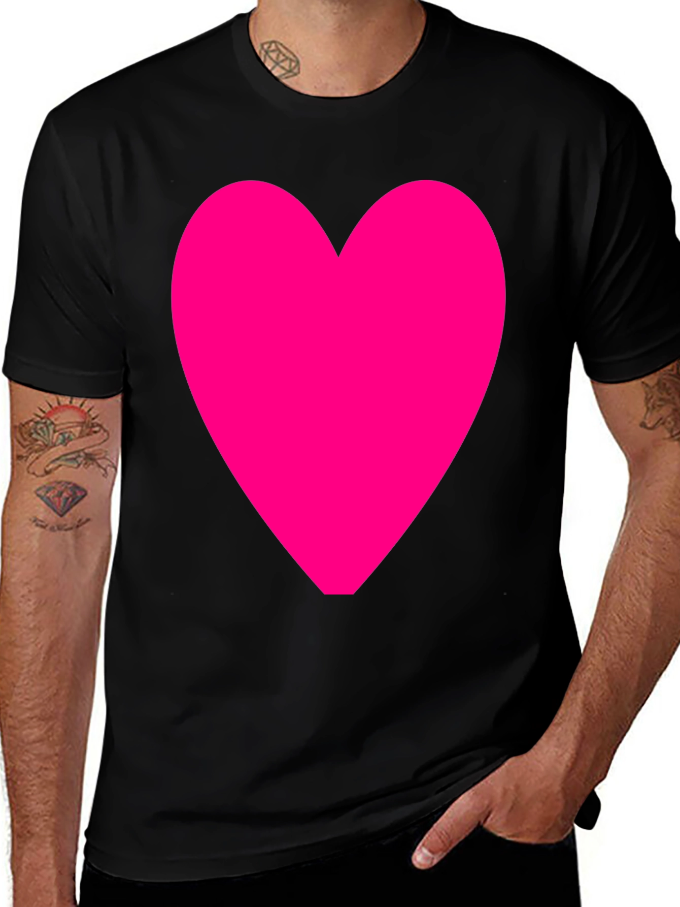 Bold Heart Graphic T-Shirt