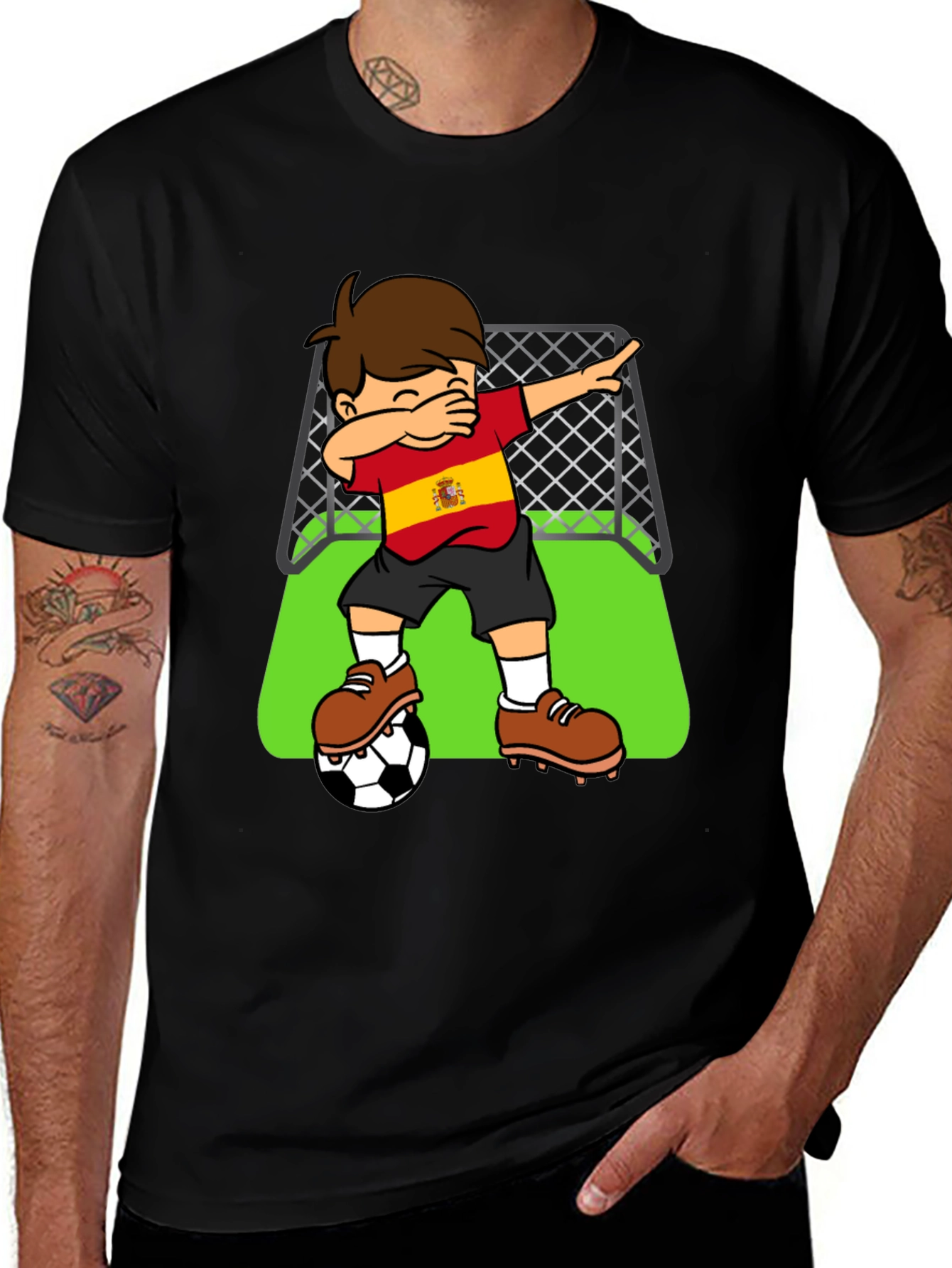 Spain Soccer Dab T-Shirt