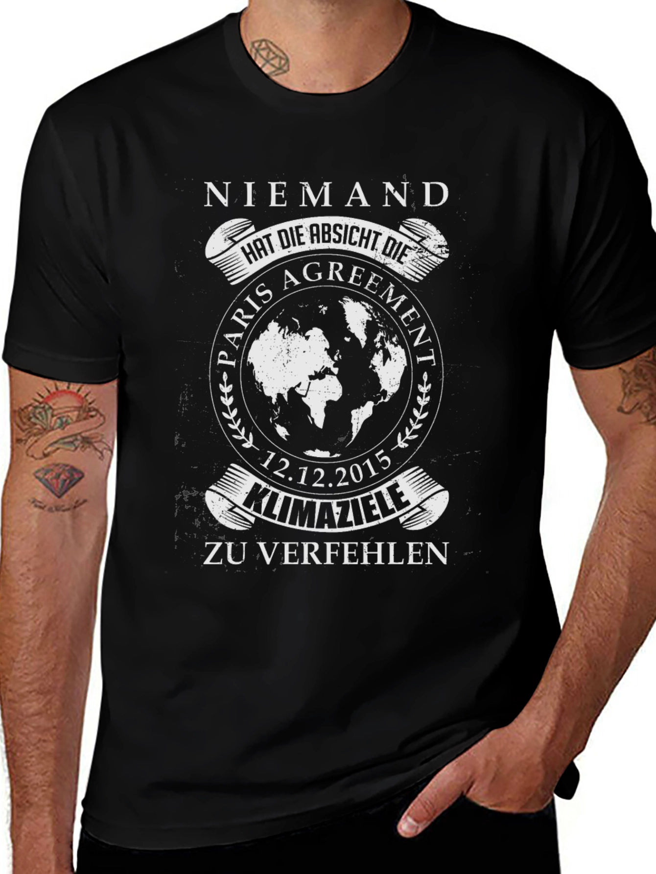 Variant 17 of Niemand Climate Agreement Graphic T-Shirt