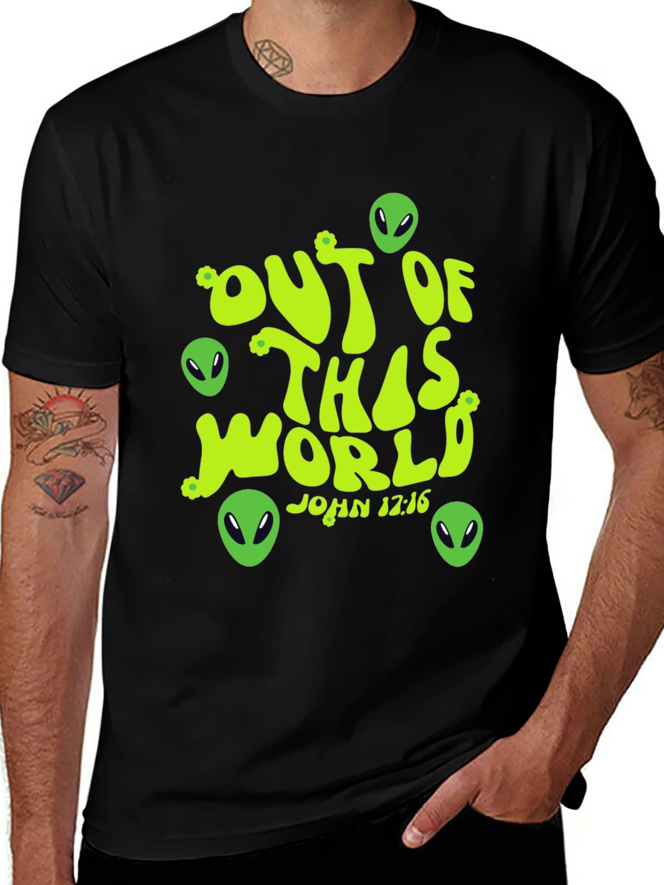 Variant 20 of Out Of This World Alien Graphic Tee
