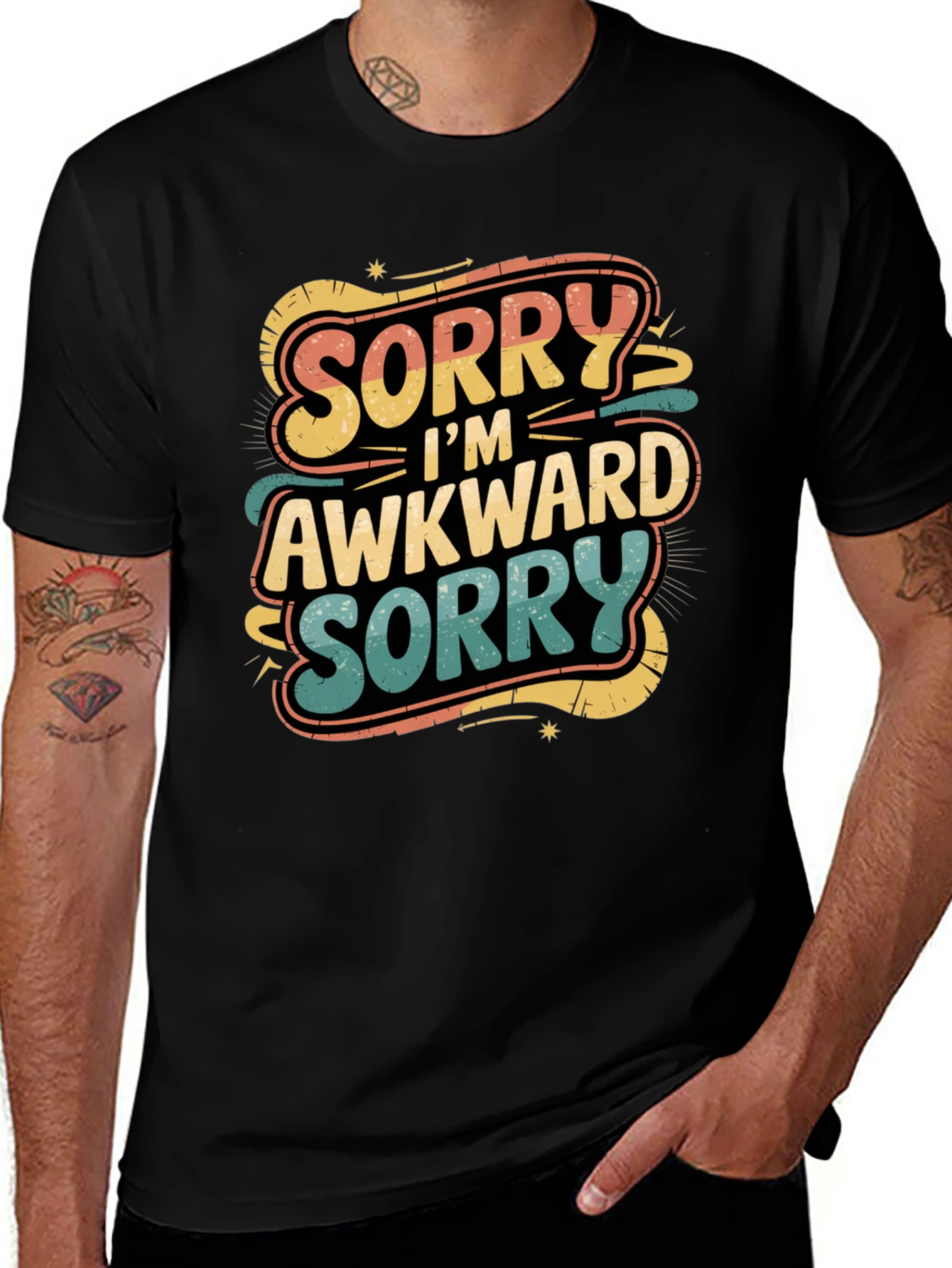 Variant 10 of Sorry I'm Awkward T-Shirt