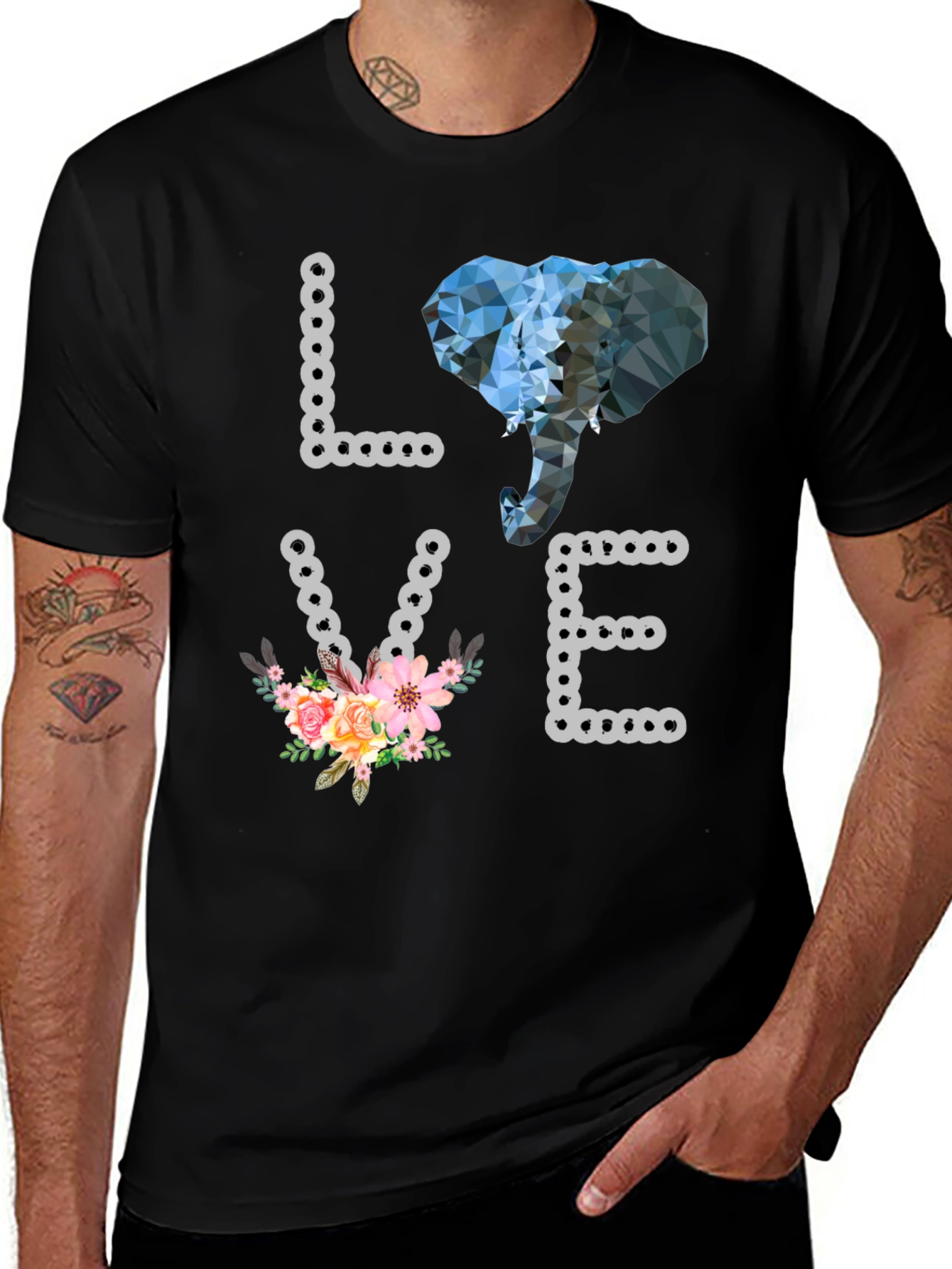 Variant 21 of Elephant Love T-Shirt