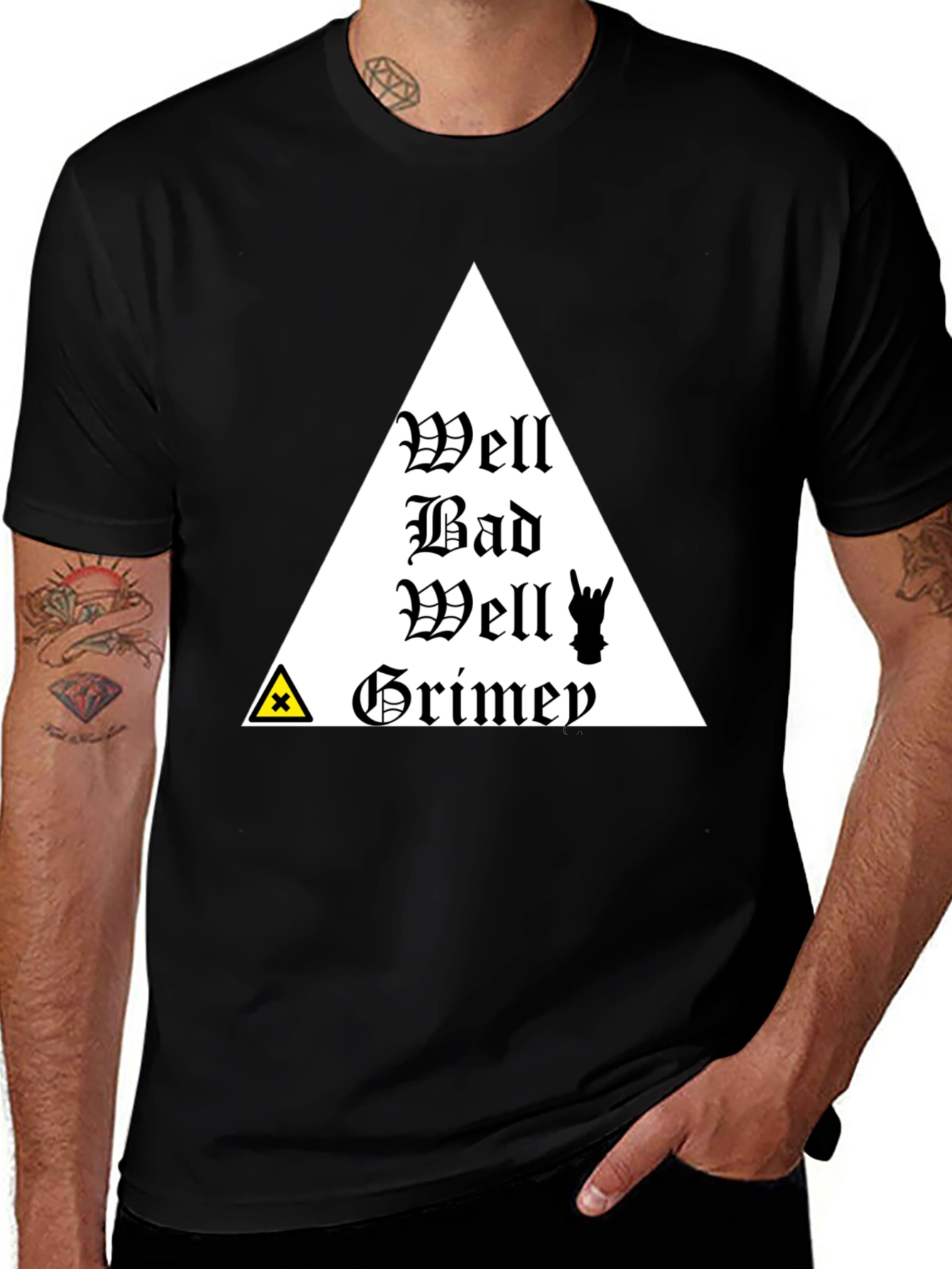 Well Bad Well Grimey Black T-Shirt
