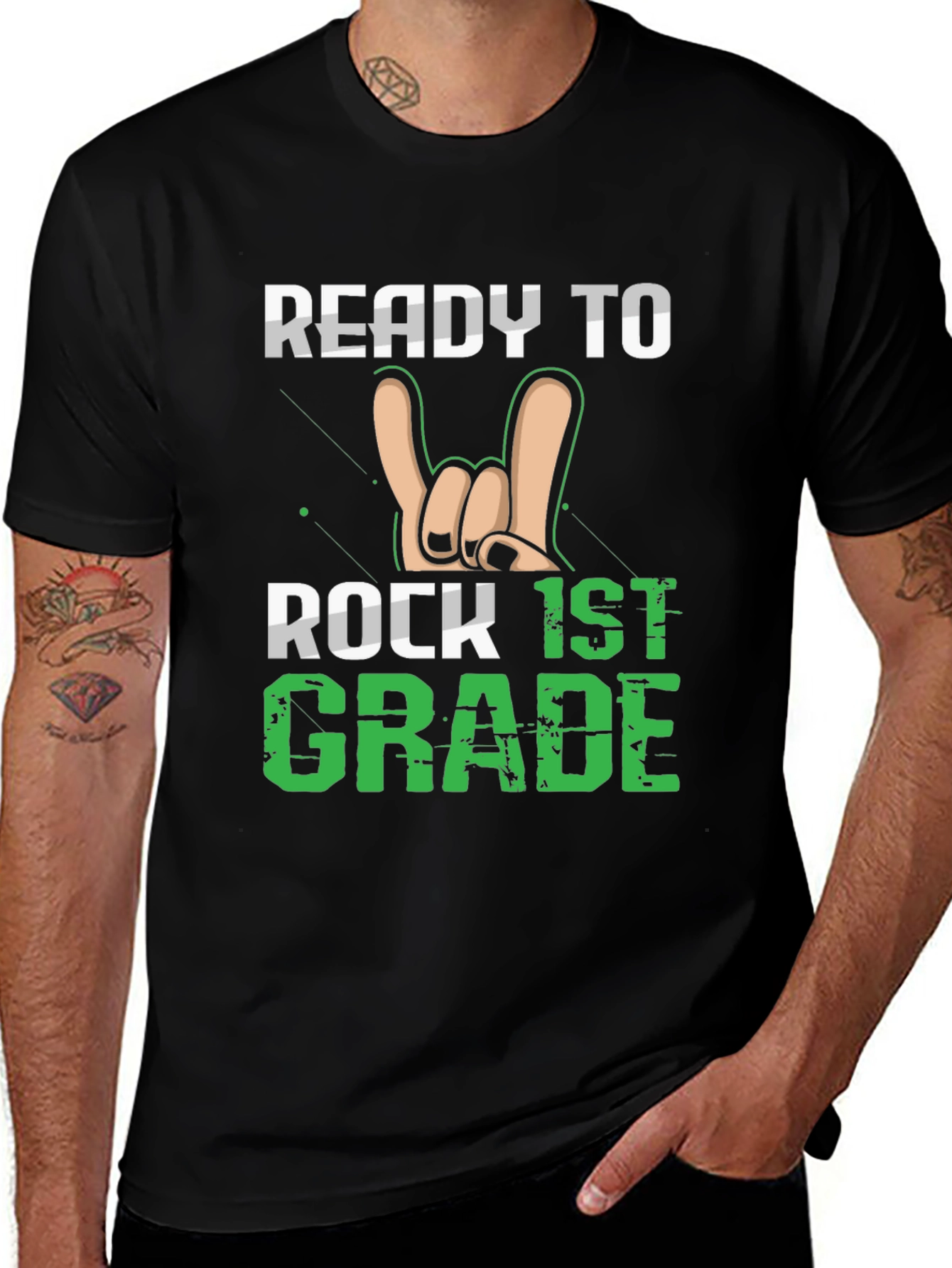 Ready to Rock 1st Grade T-Shirt - Back to School