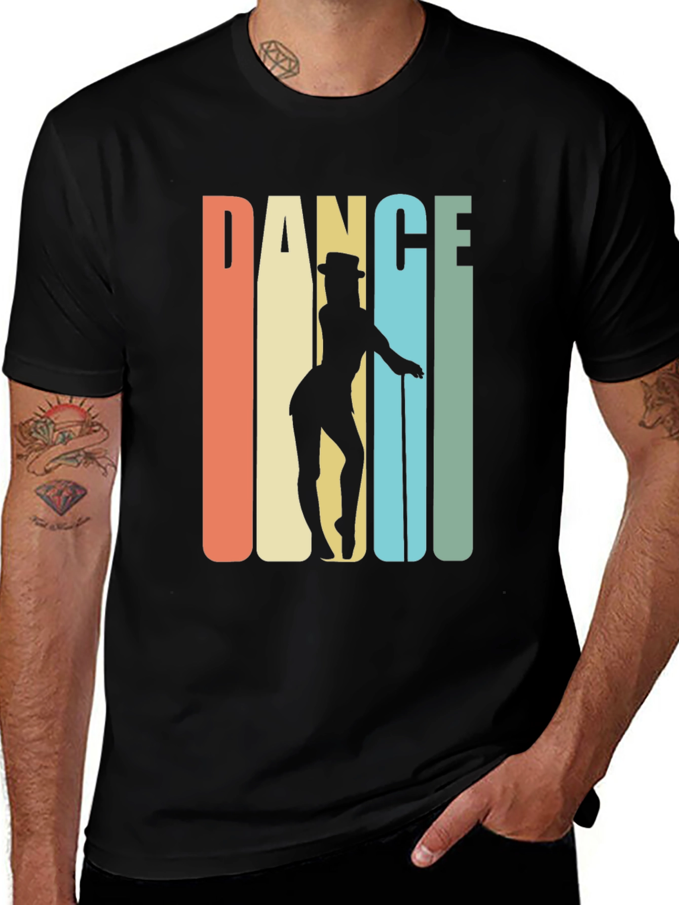 Variant 8 of Retro Dance Silhouette T-Shirt