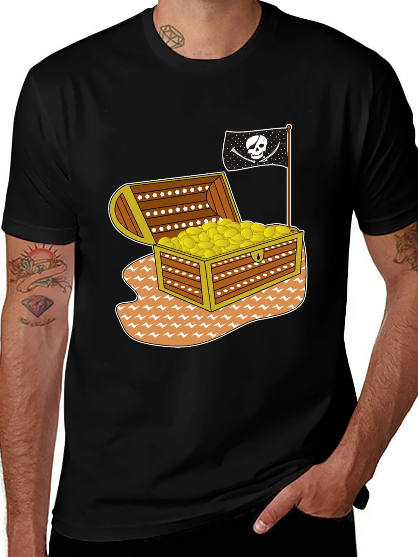 Variant 23 of Pirate Treasure T-Shirt