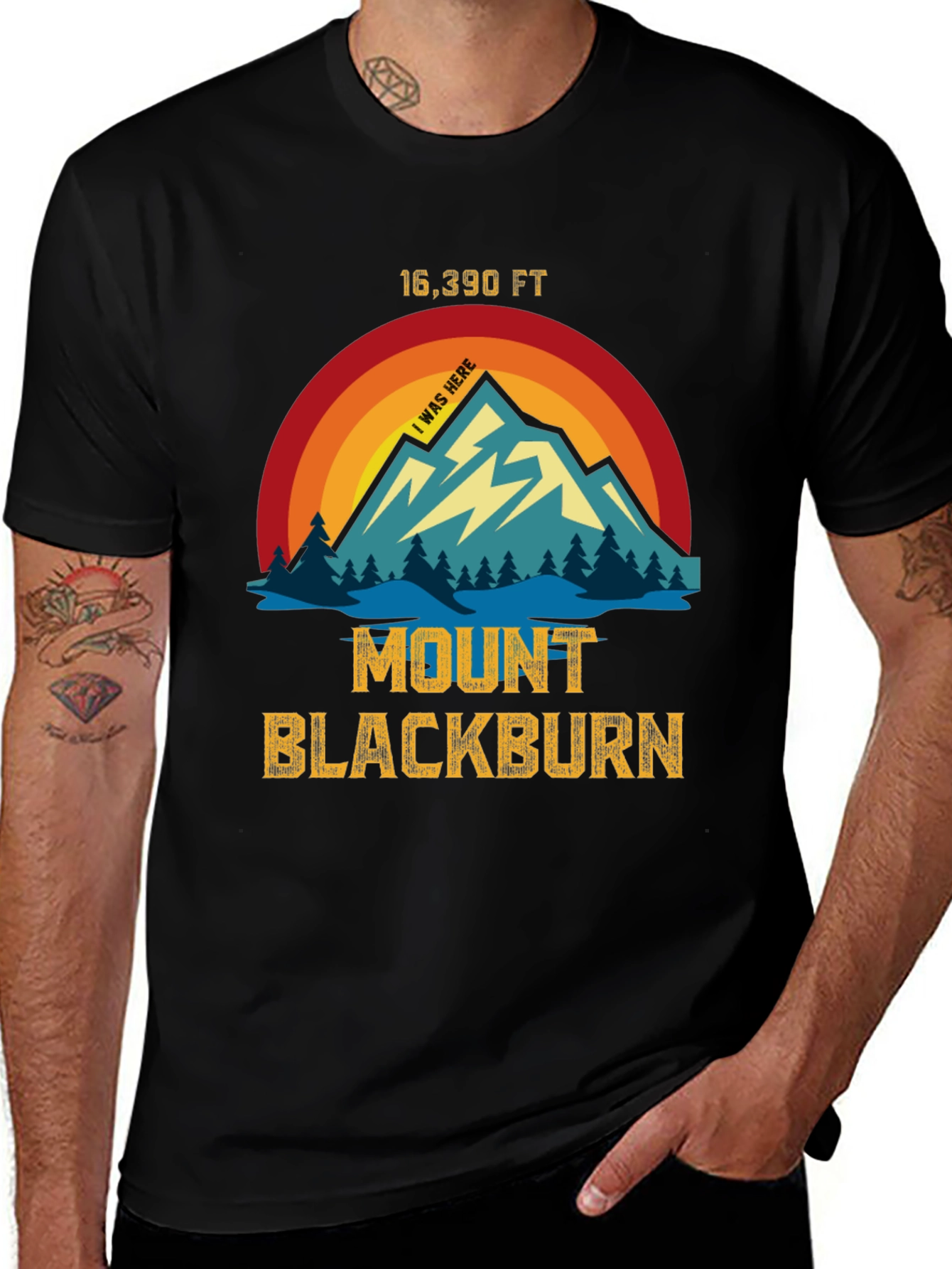 Mount Blackburn Graphic Tee - Adventure Shirt