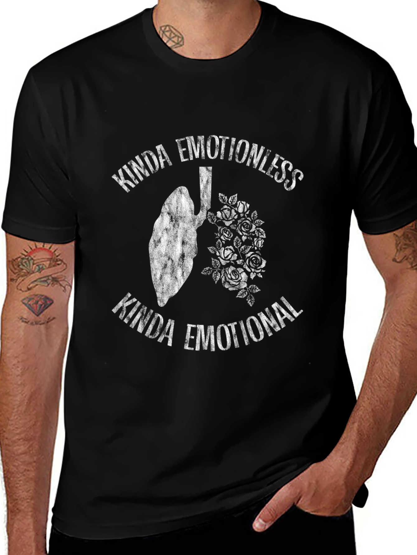Variant 21 of Kinda Emotionless Kinda Emotional Graphic Tee