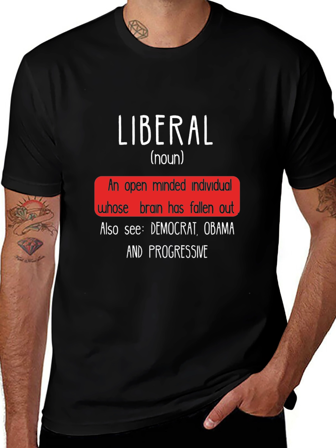 Liberal Definition T-Shirt - Open Minded Humor