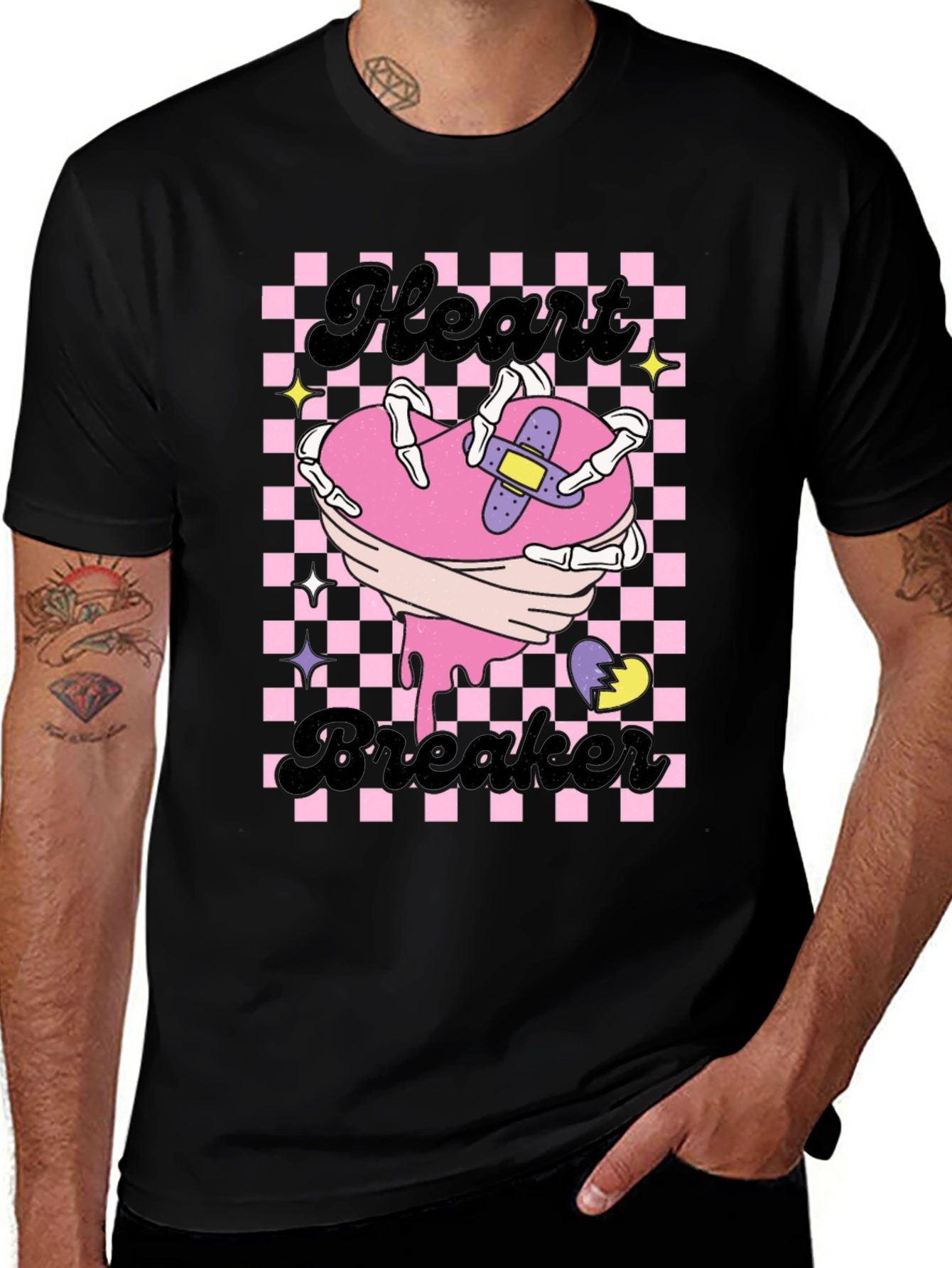 Variant 19 of Heartbreaker Graphic Tee - Edgy Streetwear