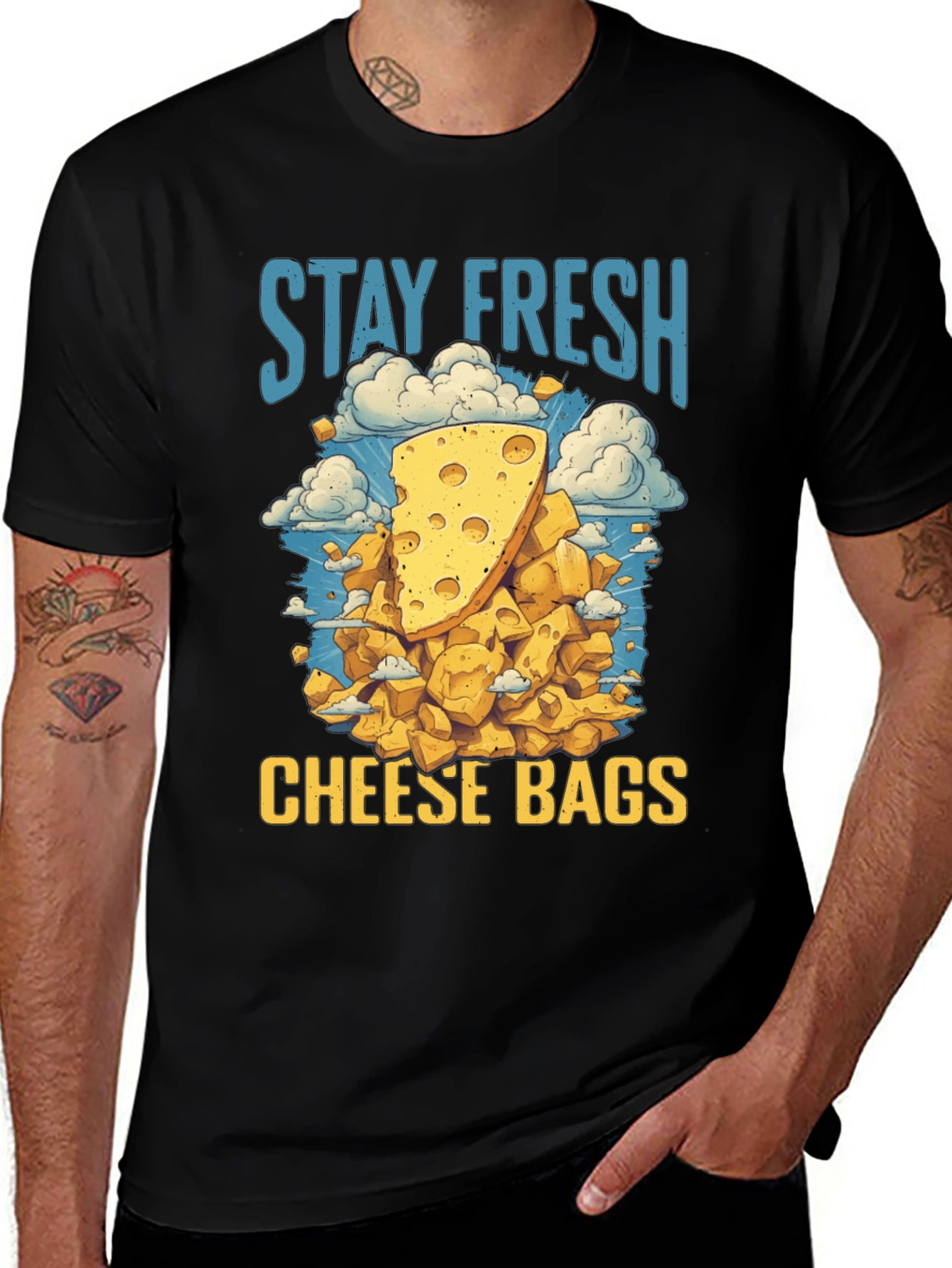 Stay Fresh Cheese Bags T-Shirt