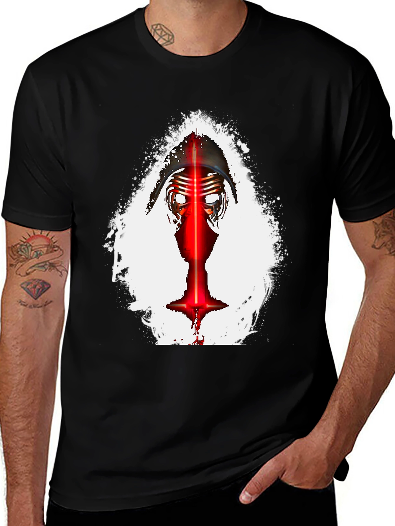 Star Wars Kylo Ren Graphic Black T-Shirt