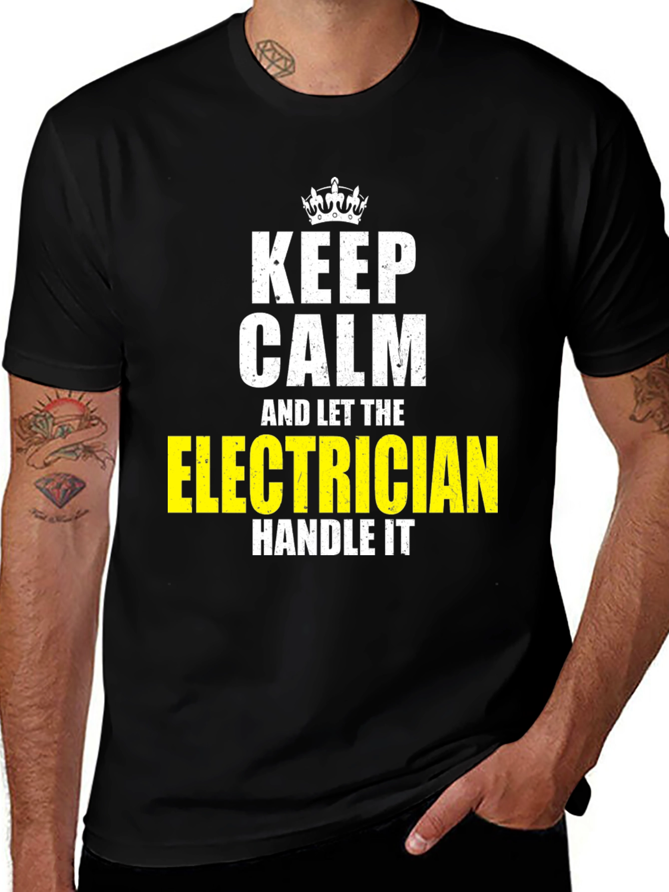 Variant 28 of Keep Calm Electrician T-Shirt