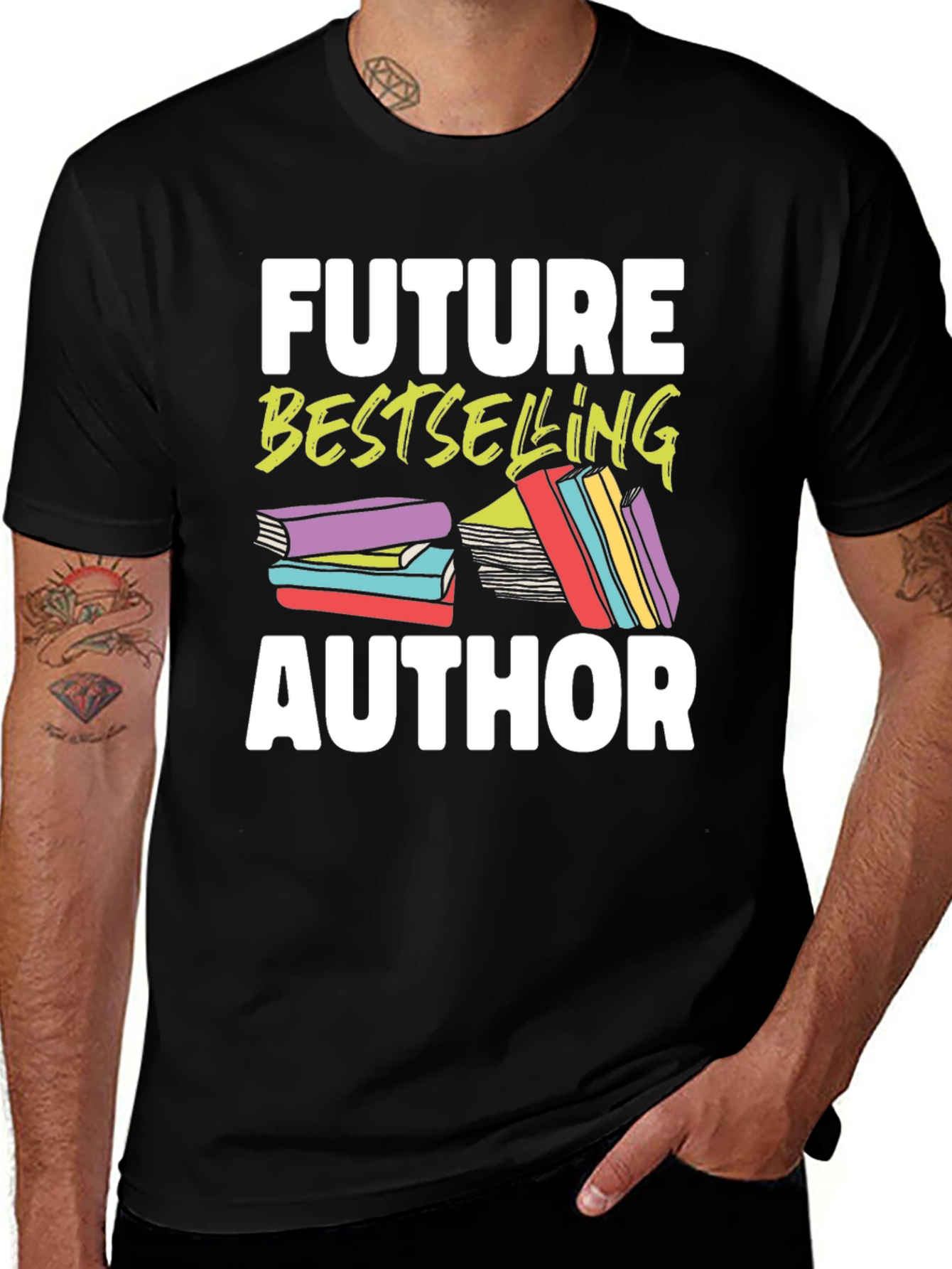Future Bestselling Author Graphic T-Shirt