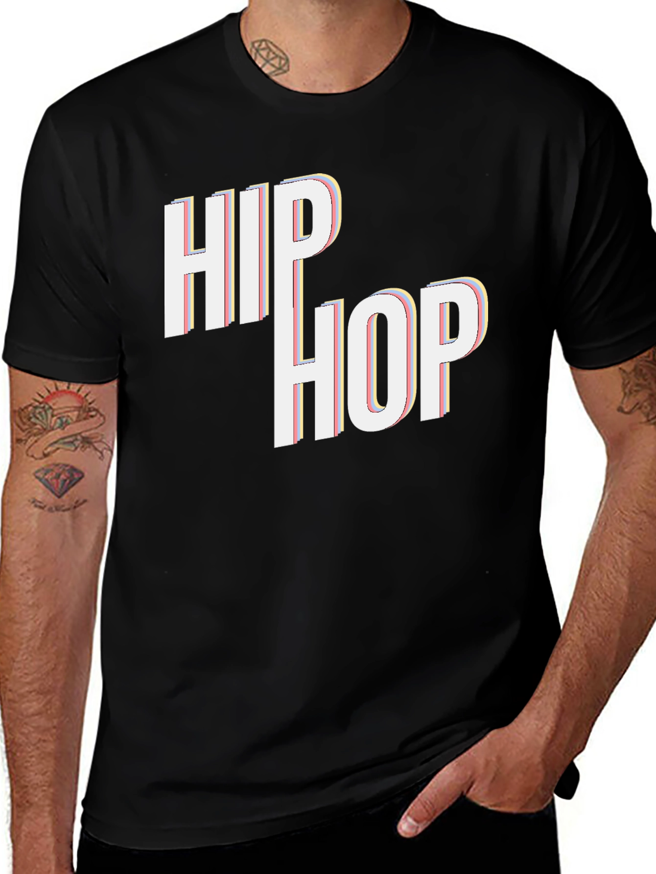 Variant 27 of Hip Hop Black T-Shirt